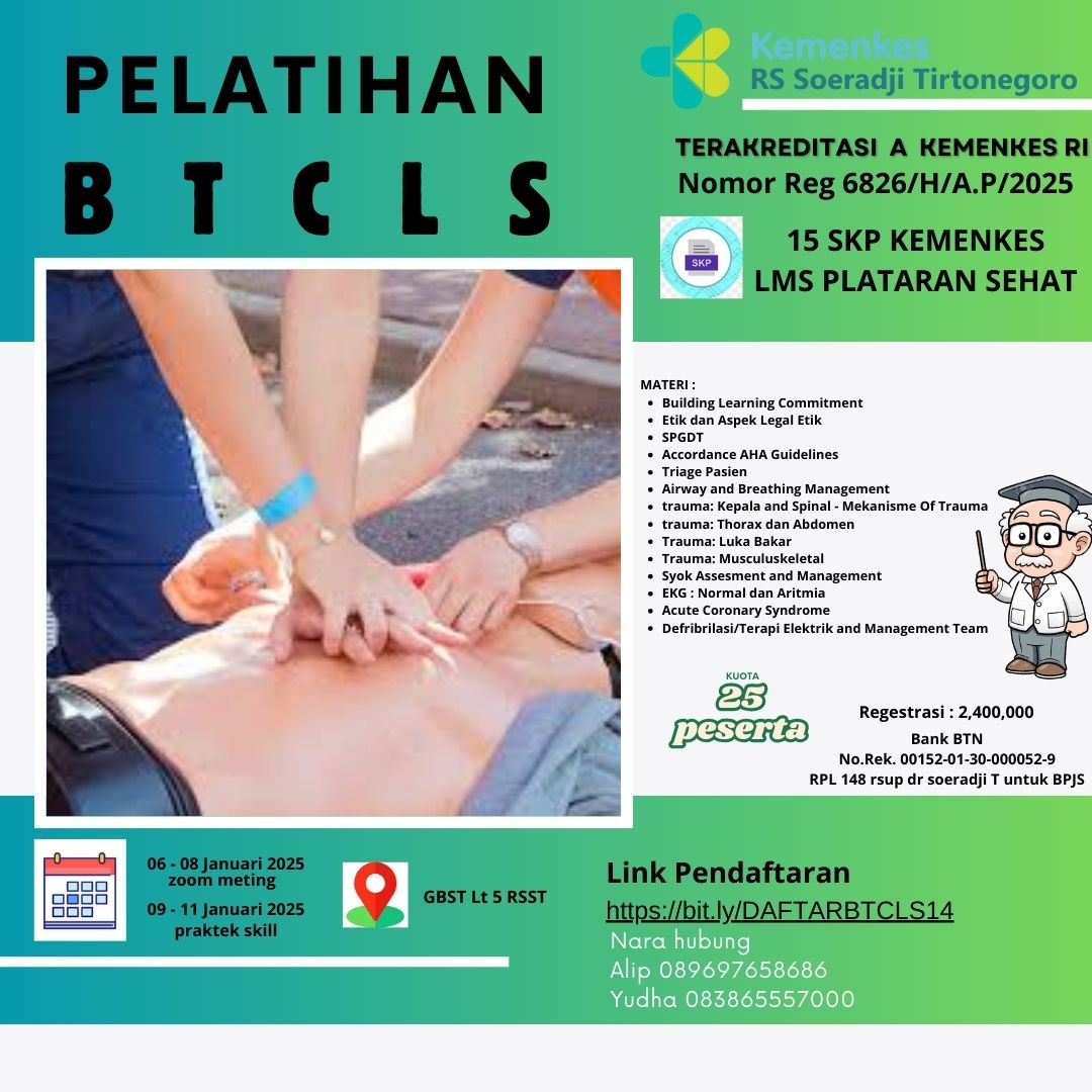 Basic Trauma Cardiac Life Support Batch 14 RSST Klaten