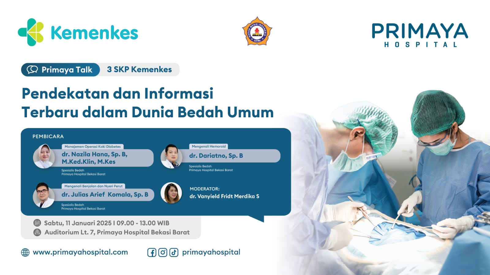 Seminar Pendekatan dan Informasi Terbaru dalam Dunia Bedah Umum
