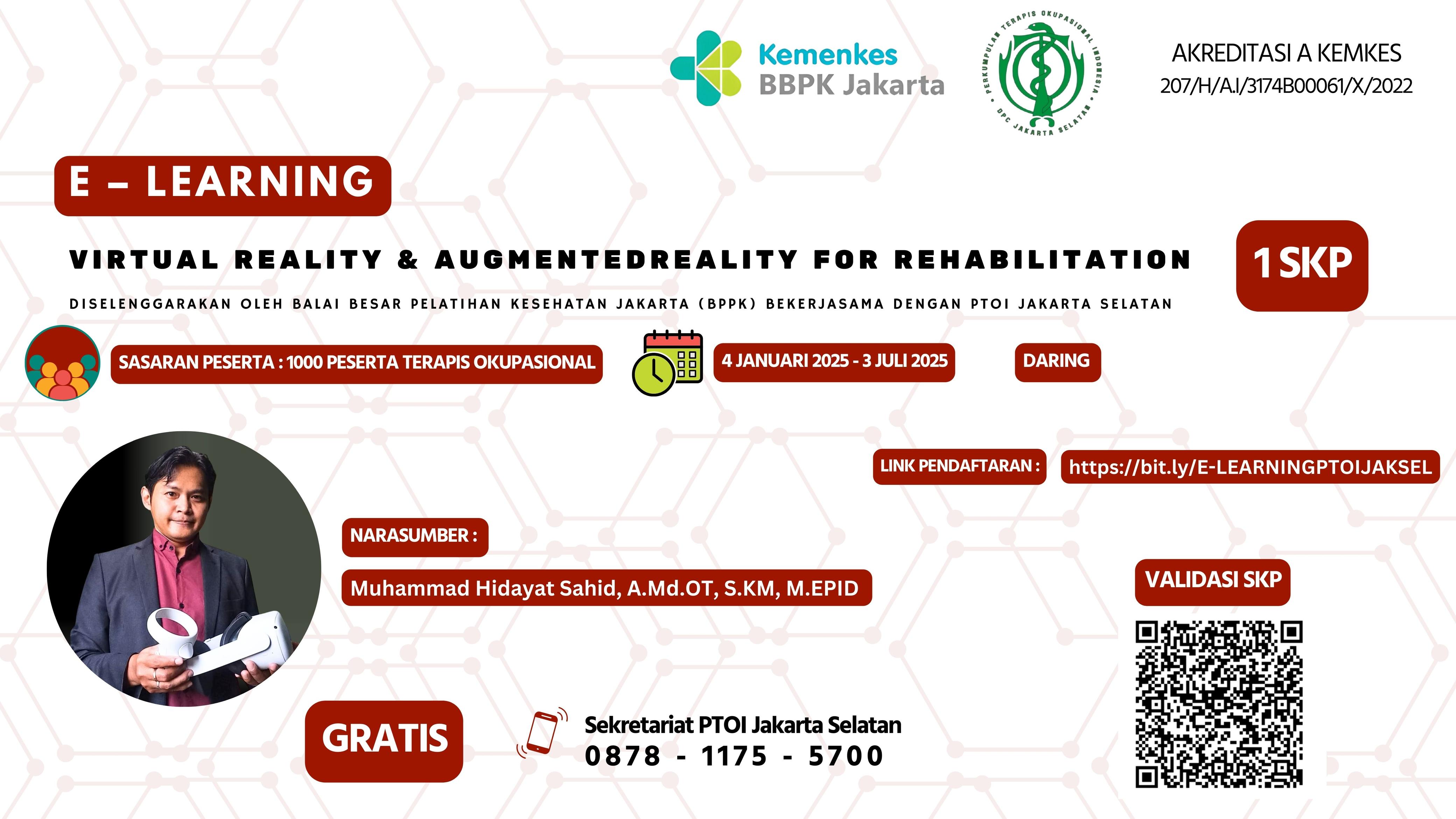 PTOI JAKSEL - Virtual Reality and Augmented Reality for Rehabilitation
