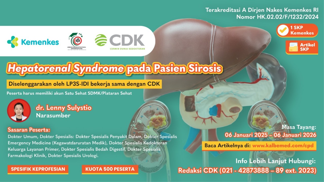 CDK - Hepatorenal Syndrome pada Pasien Sirosis