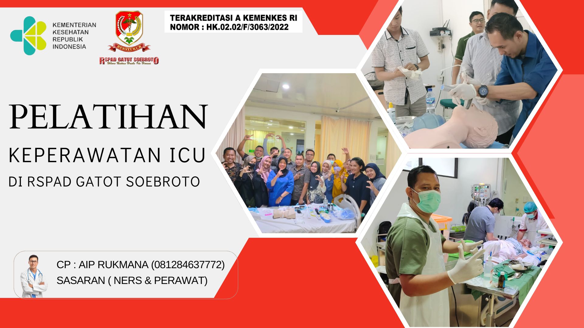Pelatihan Pelayanan Keperawatan Intensif (ICU) Angkatan I
