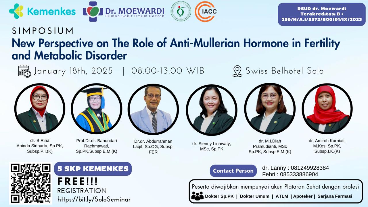 SCIENTIFIC SYMPOSIUM  New Perspective on The Role of Anti-Mullerian Hormone in Fertility  and Metabolic Disorders