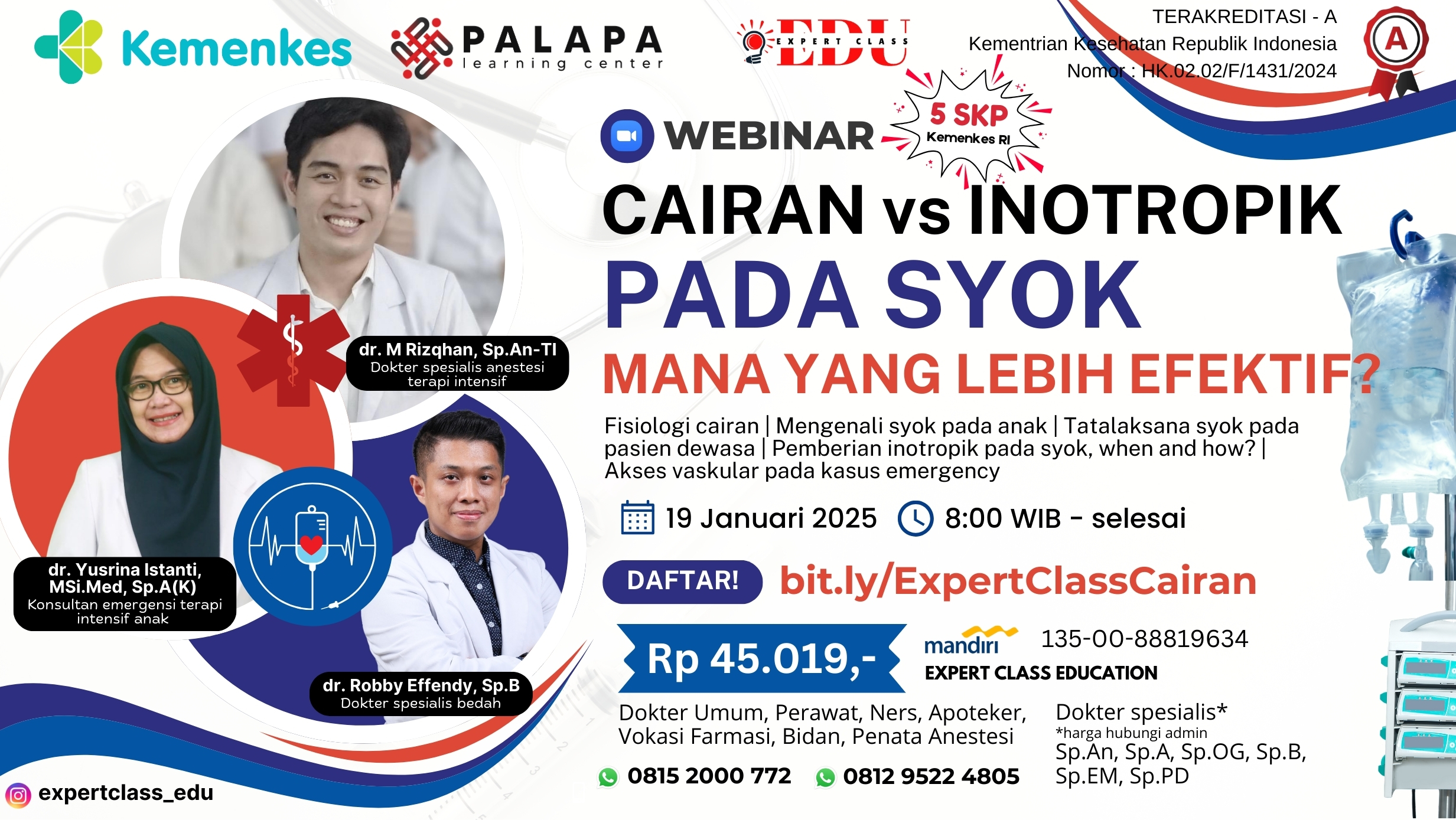 WEBINAR CAIRAN VS INOTROPIK PADA SYOK MANA YANG LEBIH EFEKTIF