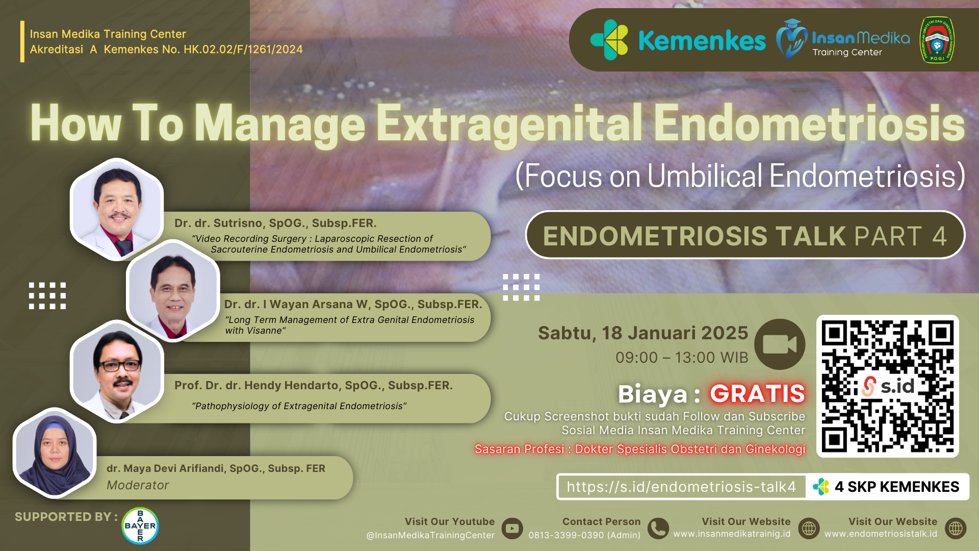 Endometriosis Talk Part 4 - How To Manage Extragenital Endometriosis (Focus on Umbilical Endometriosis)