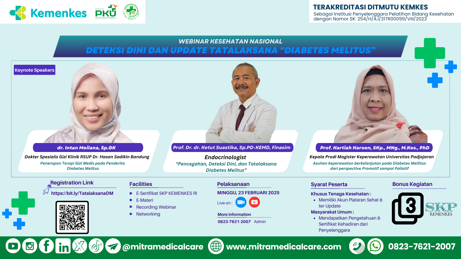Webinar Deteksi Dini dan Update Tatalaksana Diabetes Melitus