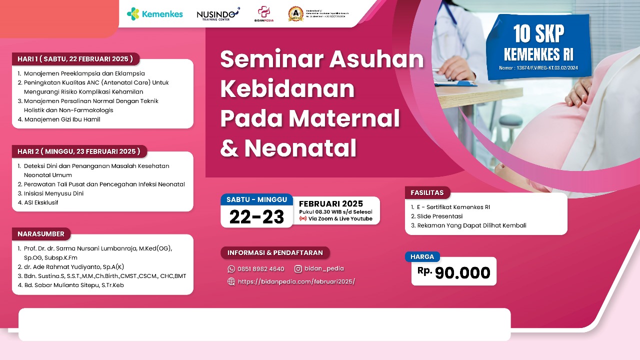 Asuhan Kebidanan Pada Maternal dan Neonatal