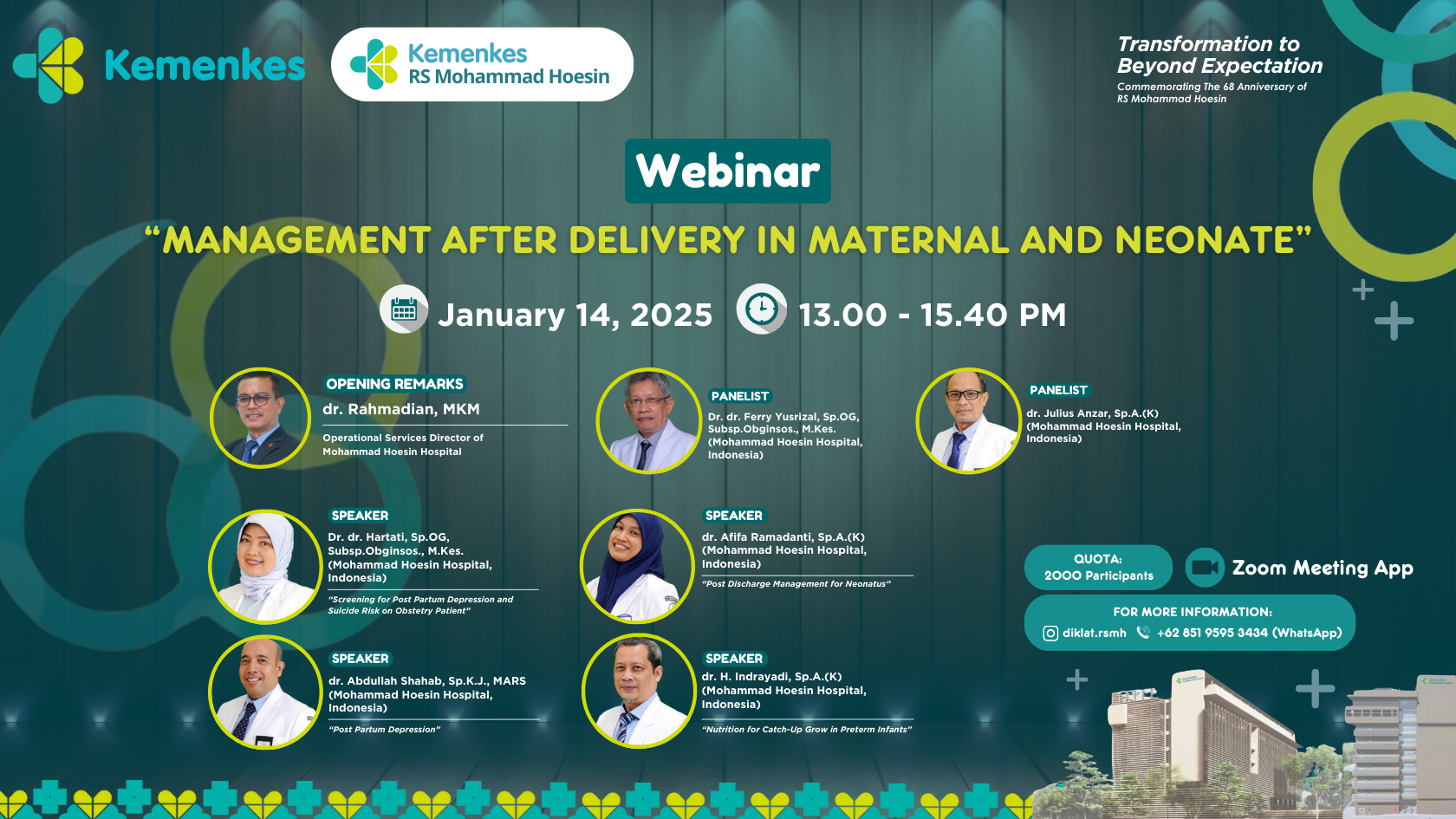 International Webinar Management After Delivery in Maternal and Neonate