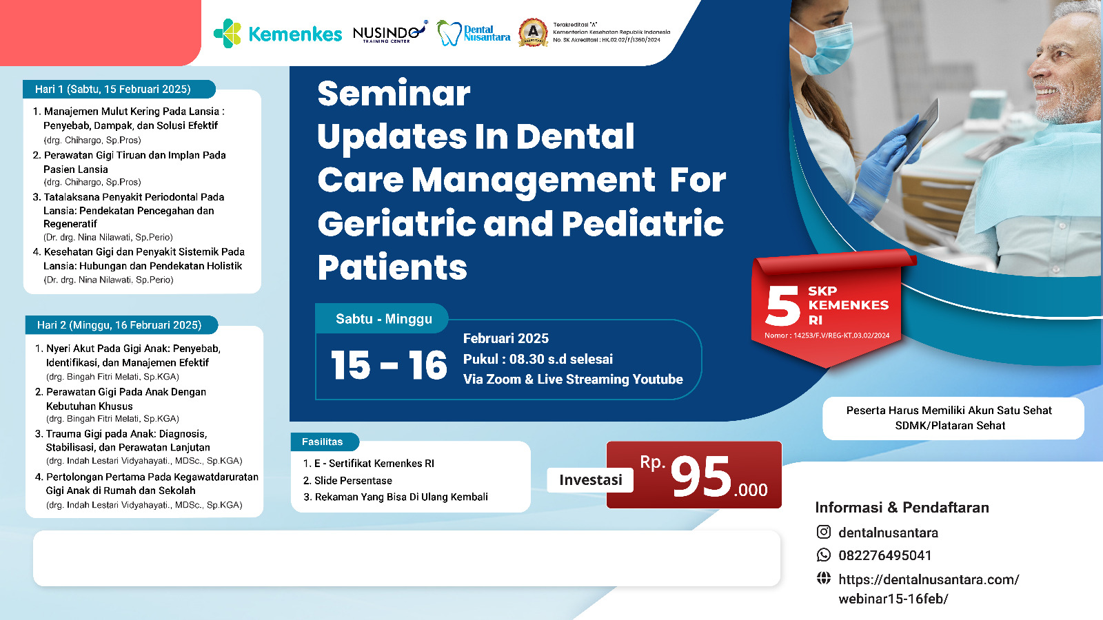 Updates in Dental Care Management for Geriatric and Pediatric Patients