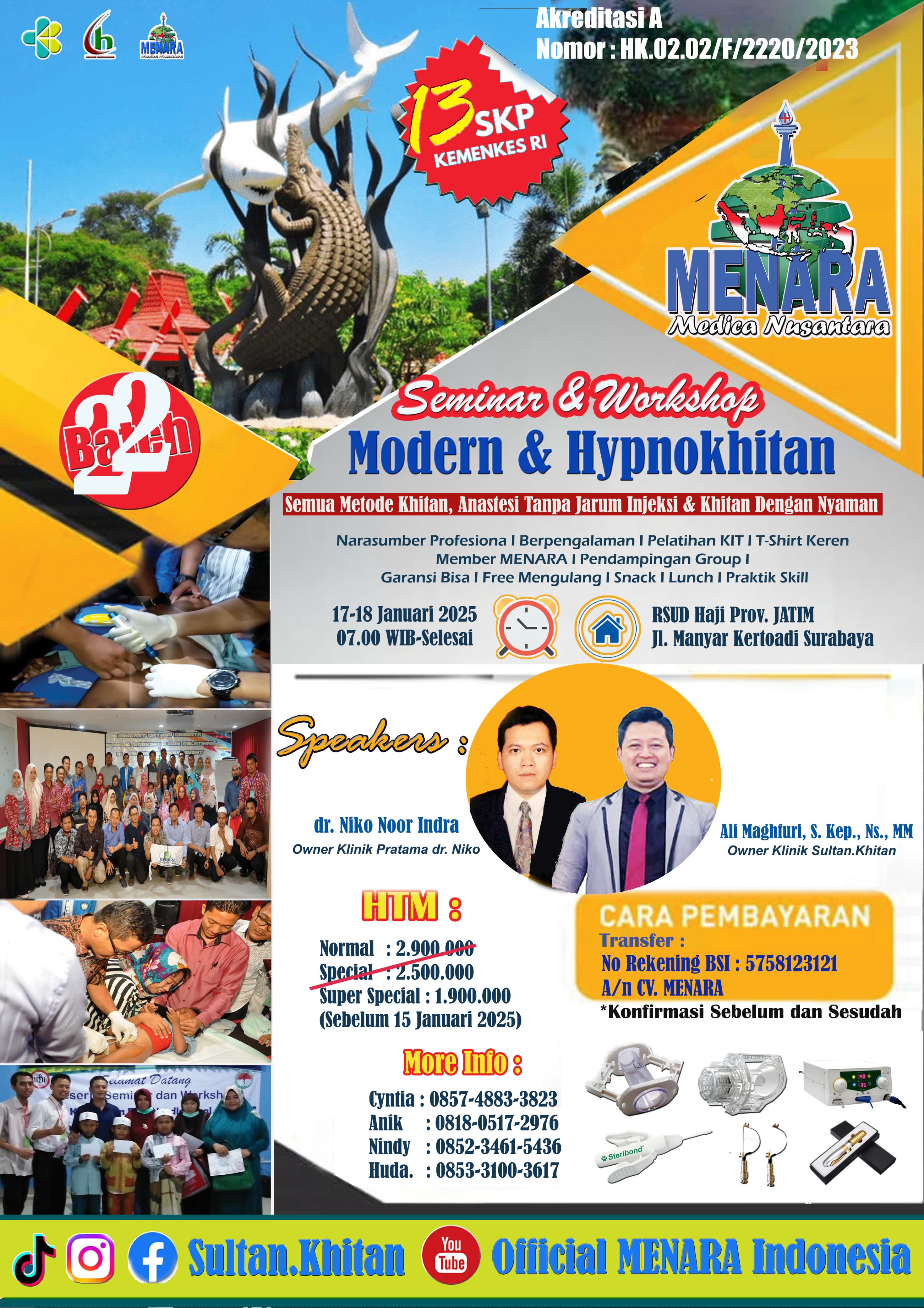 WORKSHOP MODERN KHITAN 2024 Peningkatan Kemampuan Perawat dalam Sirkumsisi Modern Tanpa Nyeri dan Trauma
