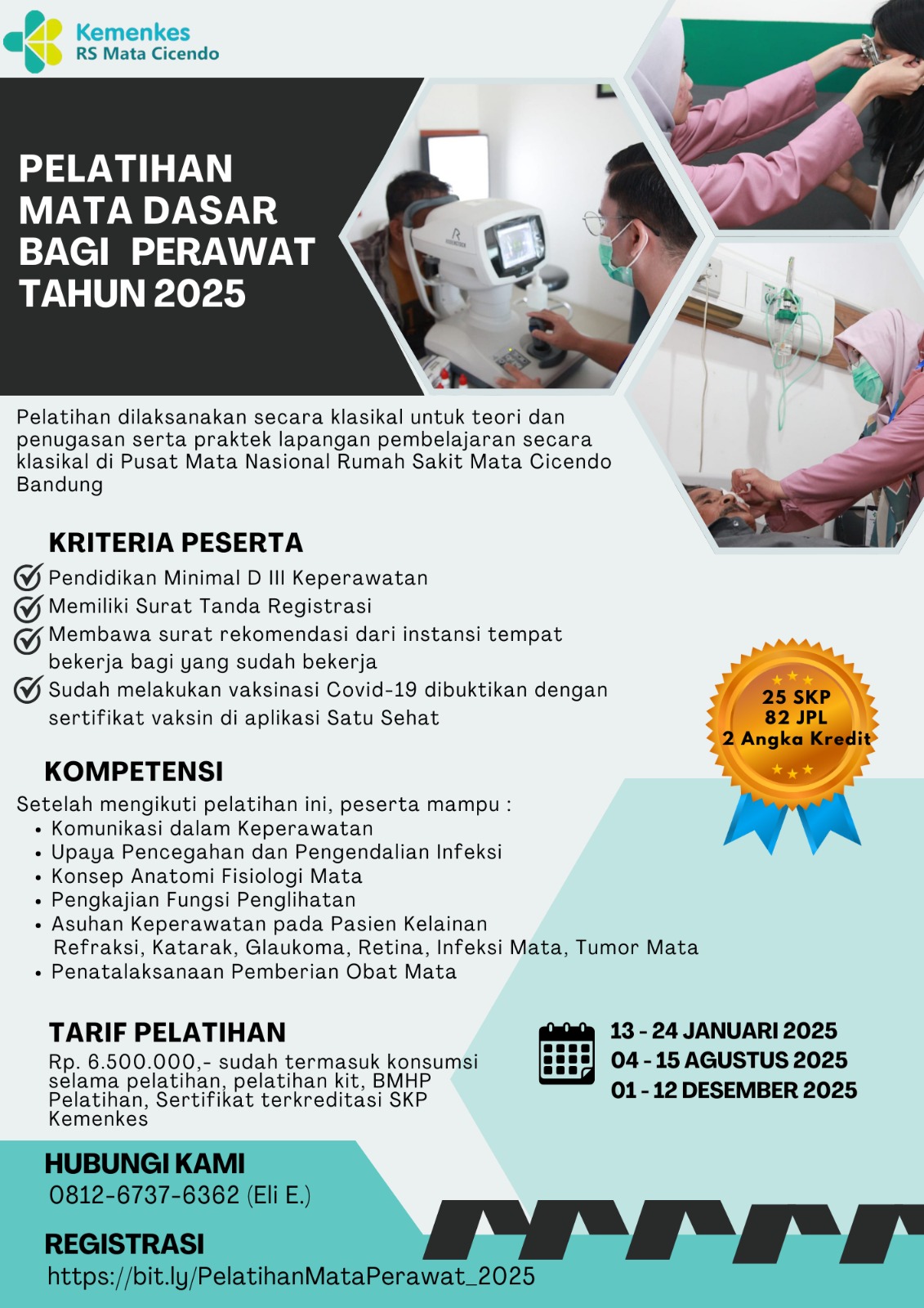 Pelatihan Mata Dasar bagi Perawat Akt.I Tahun 2025