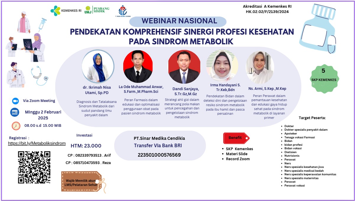 PENDEKATAN KOMPREHENSIF SINERGI PROFESI KESEHATAN PADA SINDROM METABOLIK