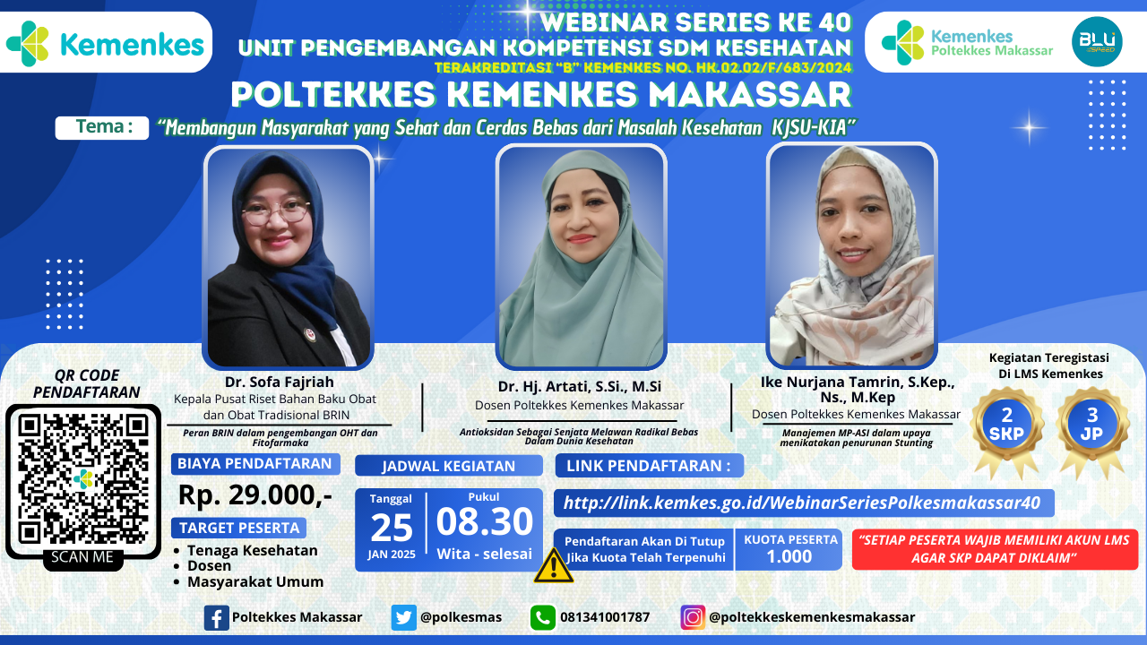  WEBINAR SERIES POLKESMAS 40