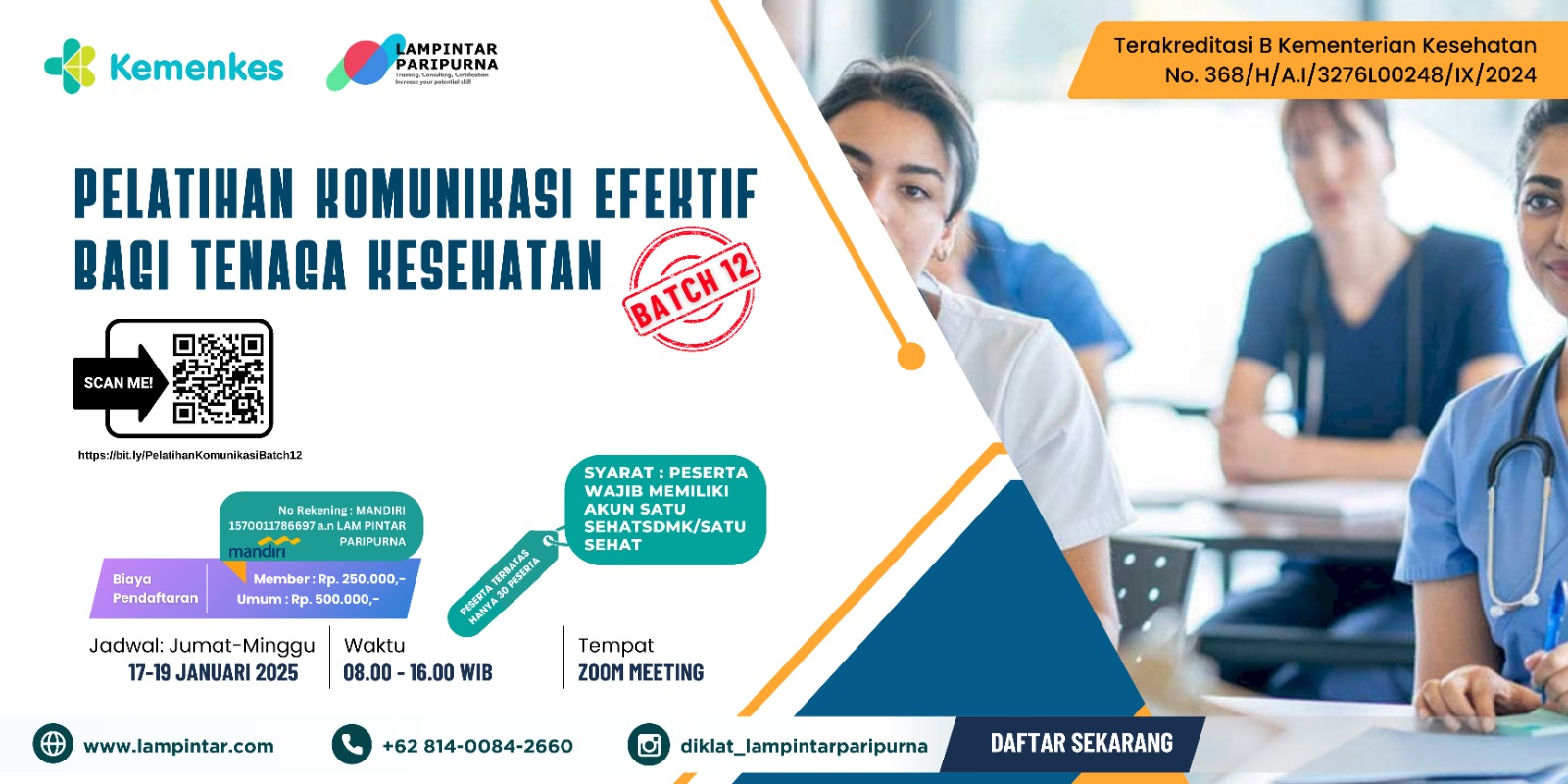 PELATIHAN KOMUNIKASI EFEKTIF BAGI TENAGA KESEHATAN