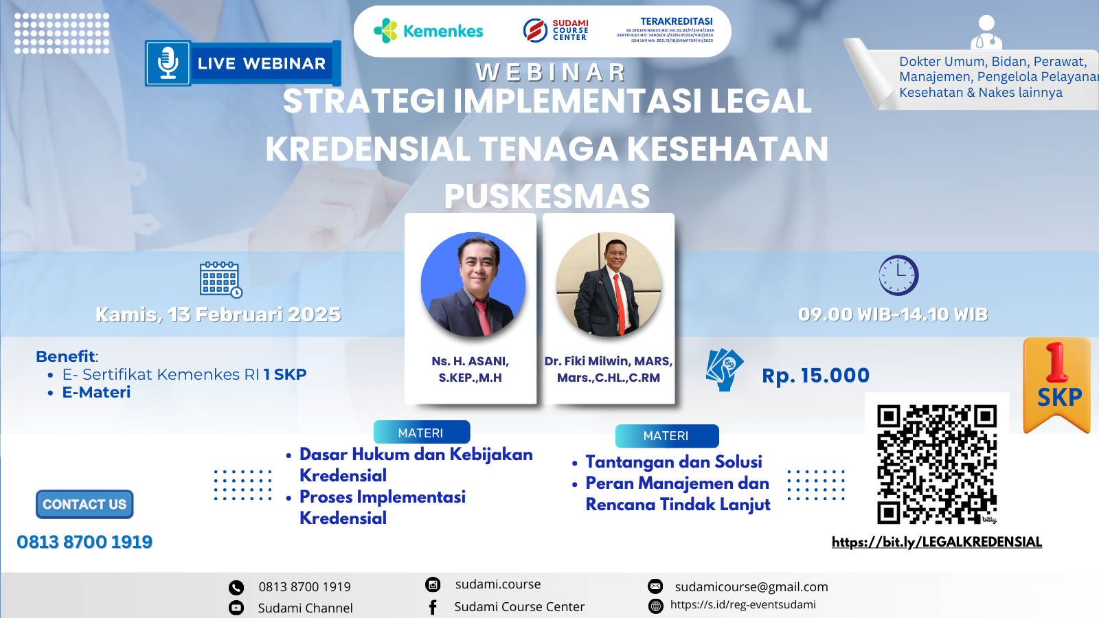STRATEGI IMPLEMENTASI LEGAL KREDENSIAL TENAGA KESEHATAN PUSKESMAS