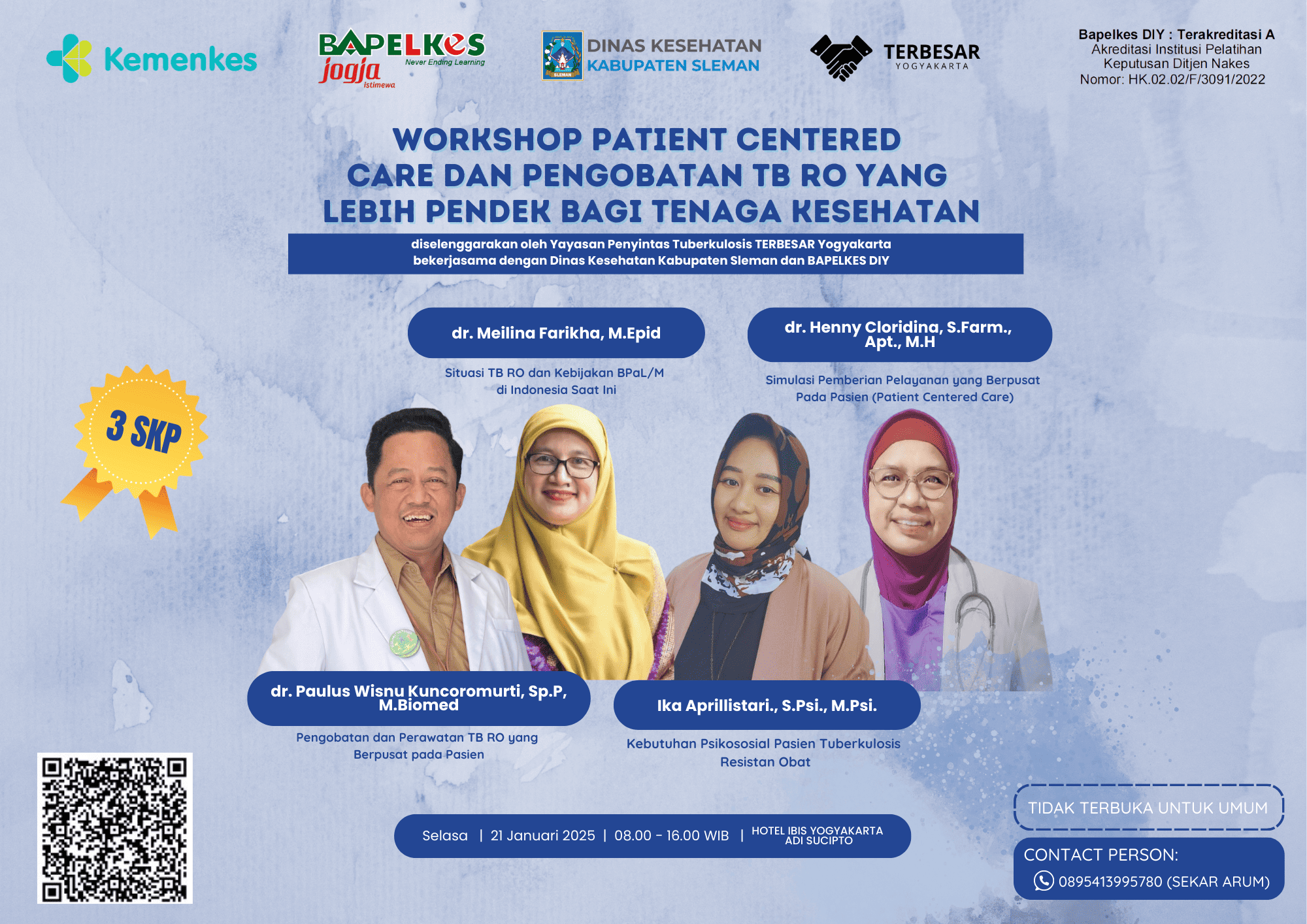 Workshop Patient Centered Care dan Pengobatan TB RO yang Lebih Pendek bagi Tenaga Kesehatan