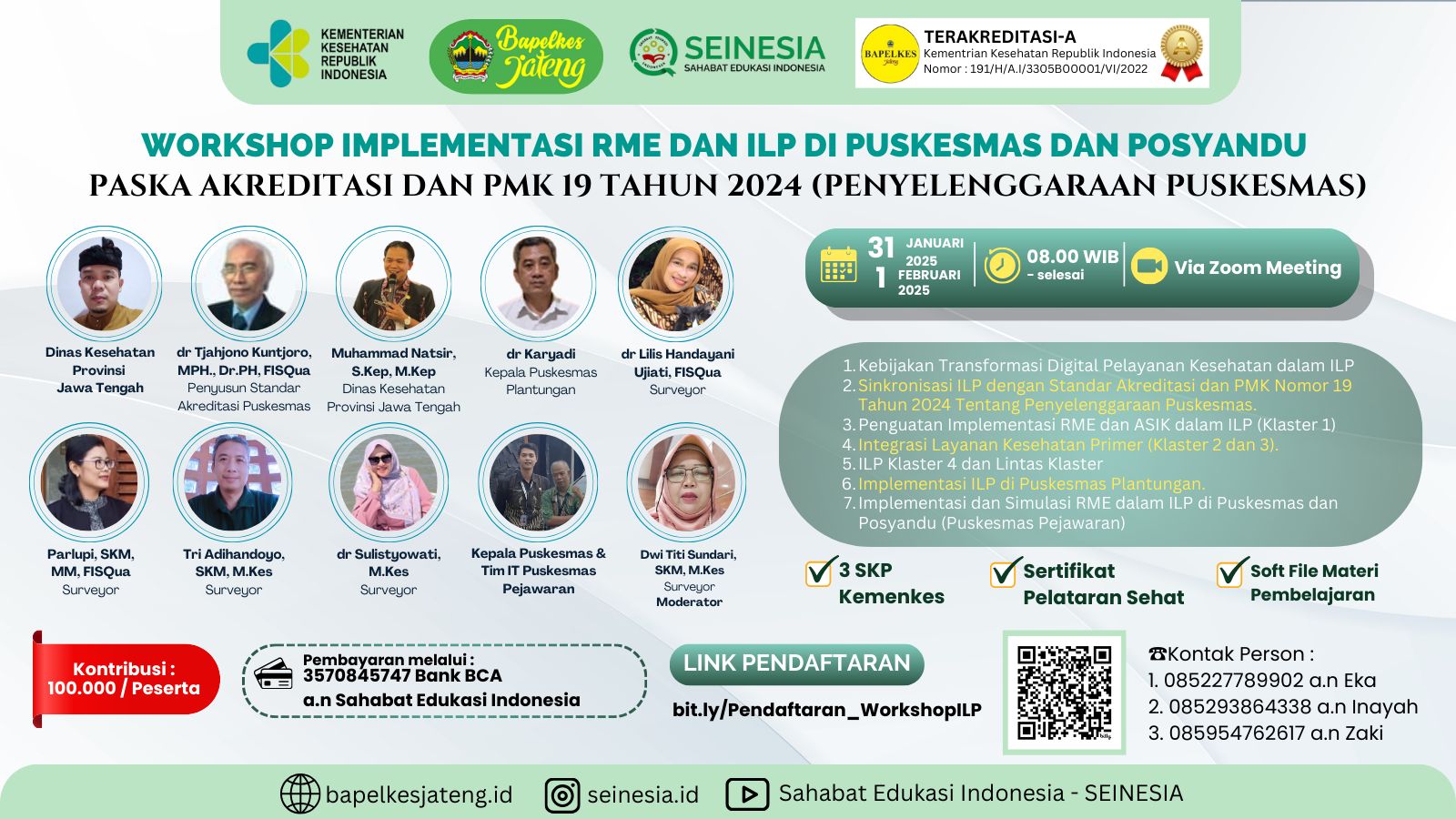 Penguatan Implementasi ASIK dan RME dalam Integrasi Layanan Primer (ILP) di Puskesmas dan Pustu Pasca Akreditasi