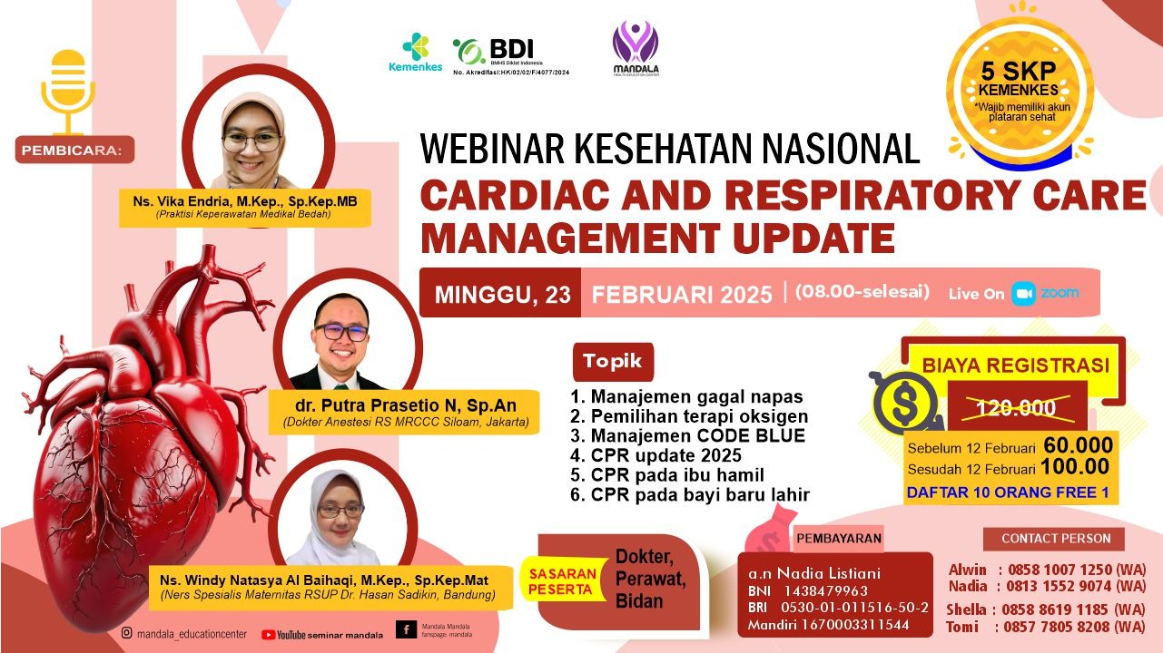 Webinar BDI - MANDALA - Cardiac And Respiratory Care Management Update 2025