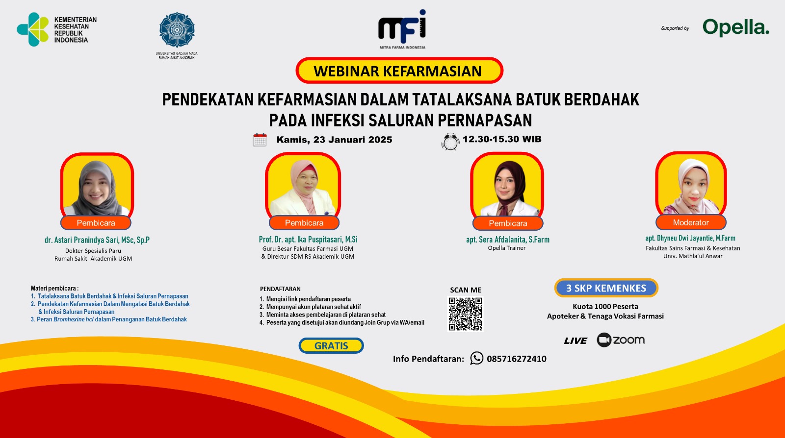Pendekatan Kefarmasian Dalam Tatalaksana Batuk Berdahak Pada Infeksi Saluran Pernapasan