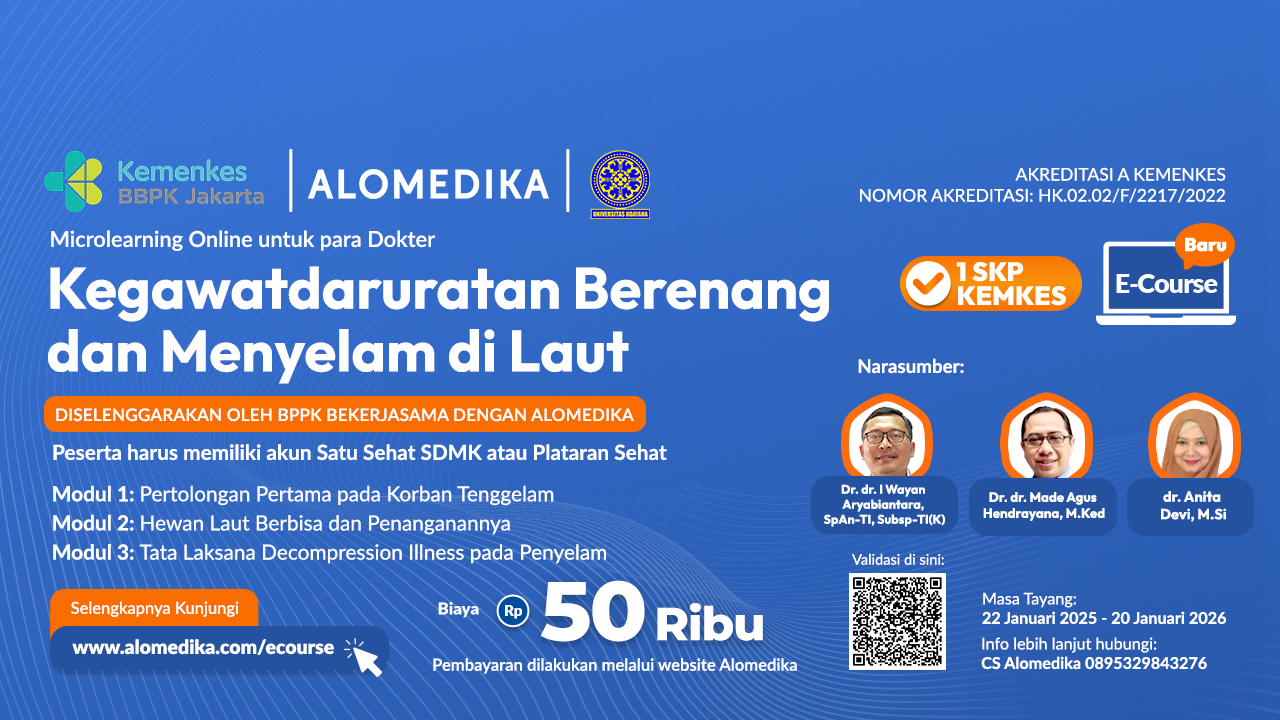 ALOMEDIKA e-Course - Kegawatdaruratan Berenang dan Menyelam di Laut