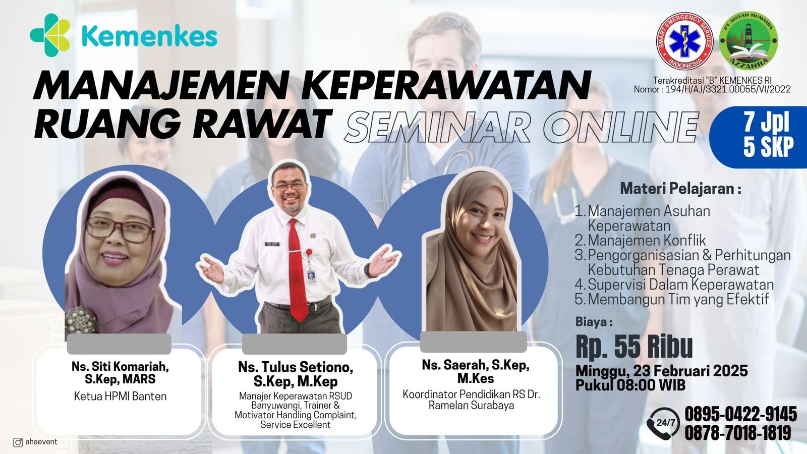 420225 SEMINAR Manajemen Keperawatan Ruang Rawat