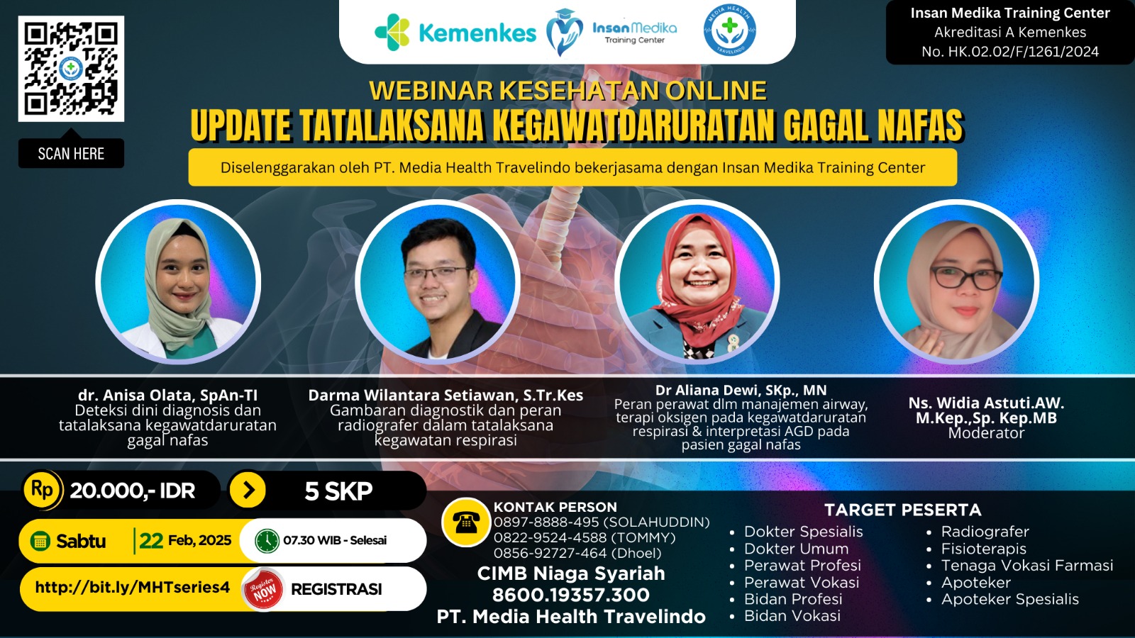 Webinar Update Tatalaksana Kegawatdaruratan Gagal Nafas