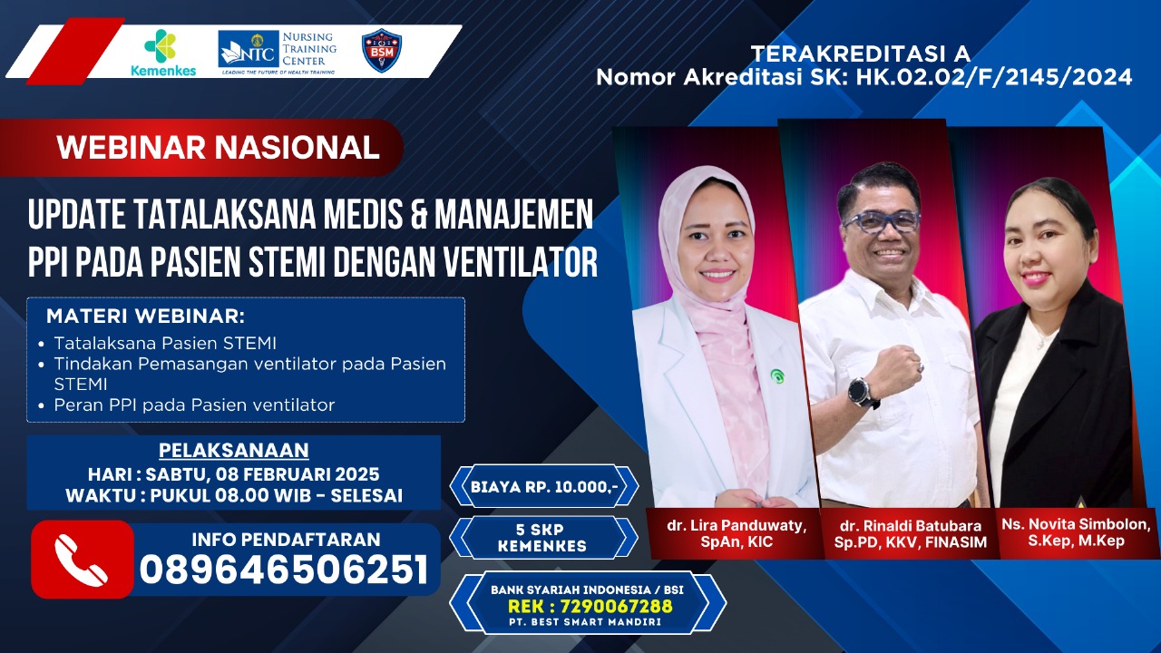 Update Tatalaksana Medis Dan Manajemen PPI Pada Pasien STEMI Dengan Ventilator