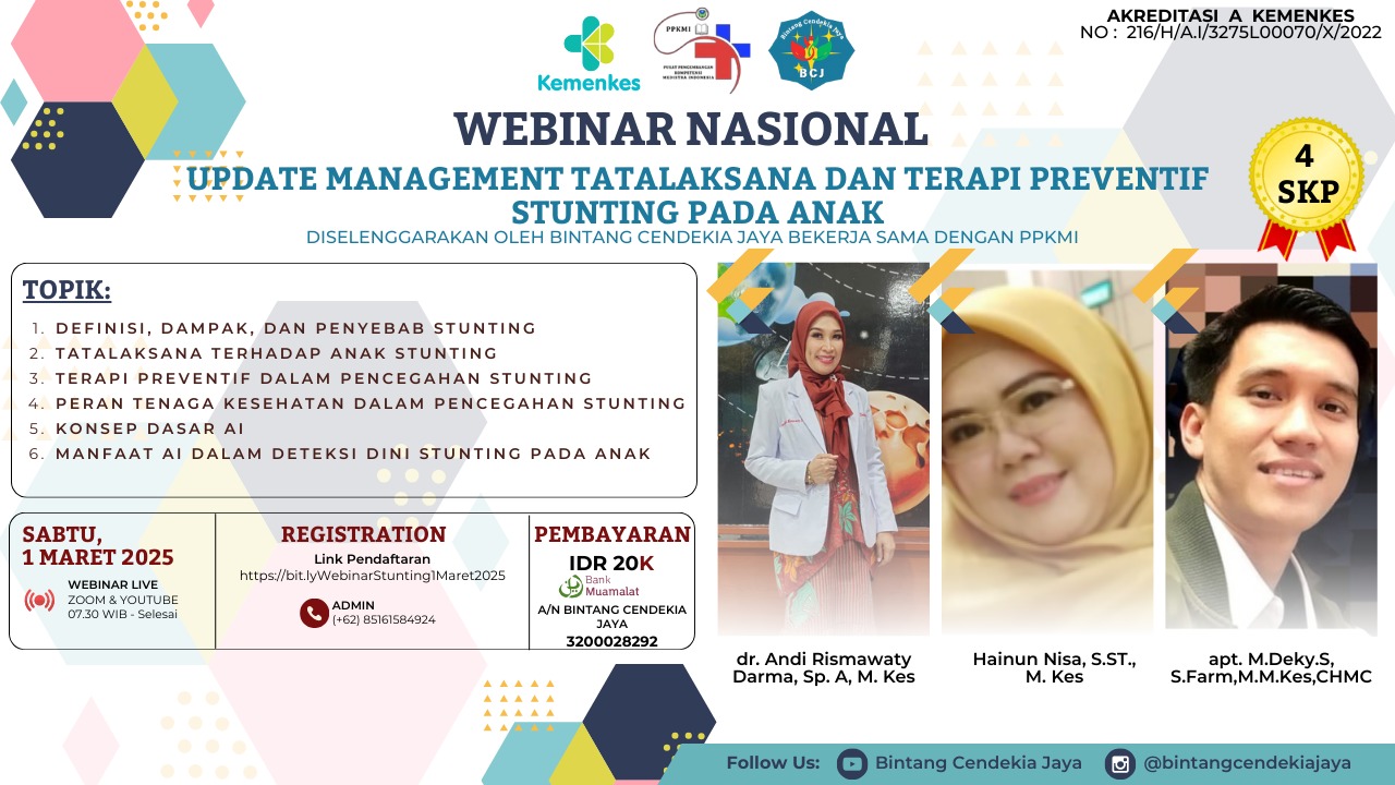 Webinar Update Management Tatalaksana dan Terapi Preventif Stunting pada Anak