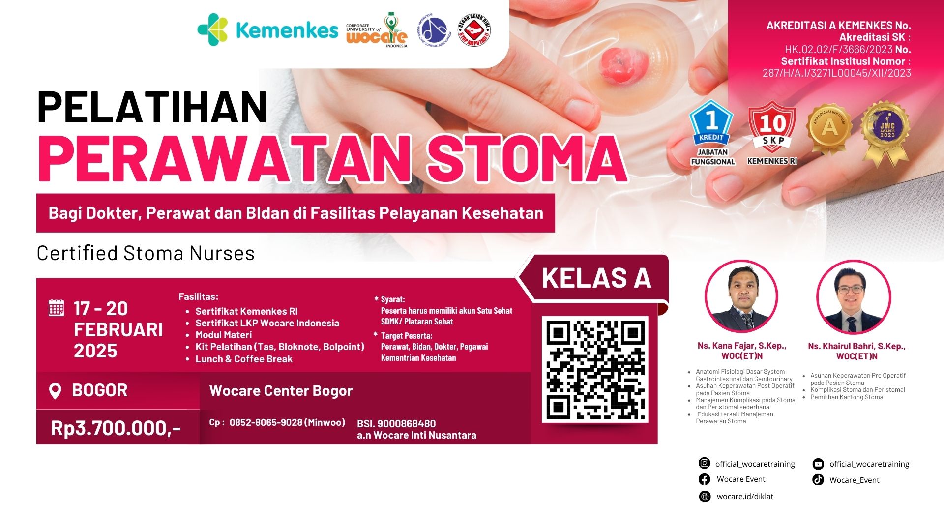 CSN.002 - Pelatihan Perawatan Stoma bagi Dokter, Perawat dan Bidan di Fasilitas Pelayanan Kesehatan