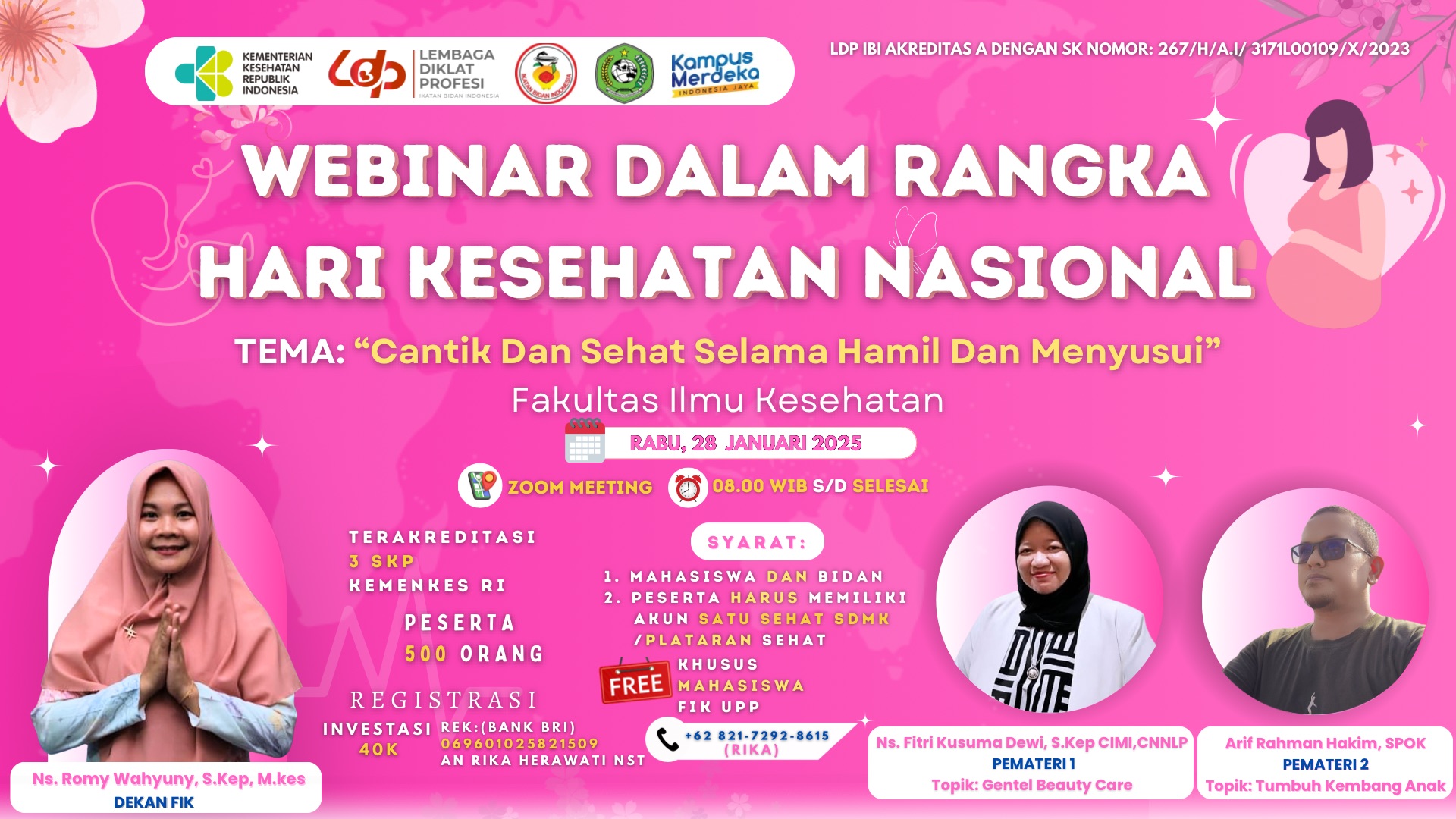 Webinar Cantik dan Sehat selama Hamil dan Menyusui