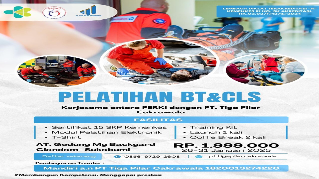 Pelatihan Basic Trauma Cardiac Life Support (BTCLS) Gedung My Backyard Tiga Pilar Cakrawala
