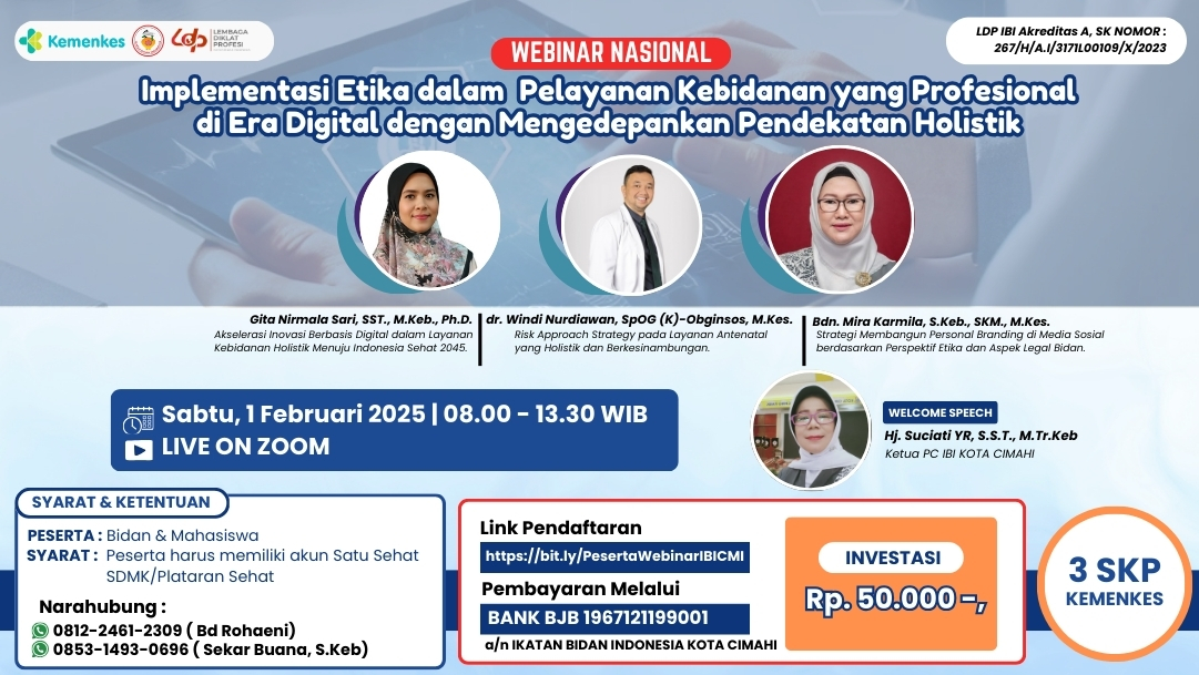 Implementasi Etika dalam Pelayanan Kebidanan yang Profesional di Era Digital dengan Mengedepankan Pendekatan Holistik