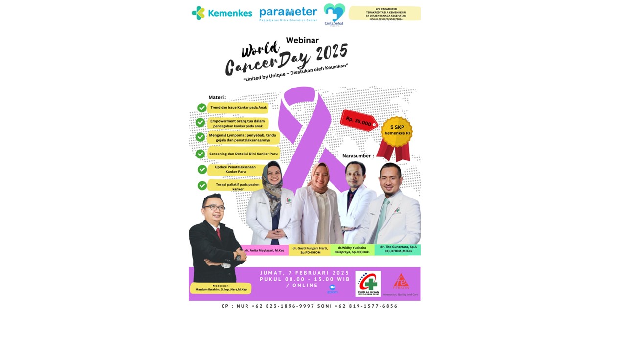 WEBINAR  HARI KANKER SEDUNIA 2025 