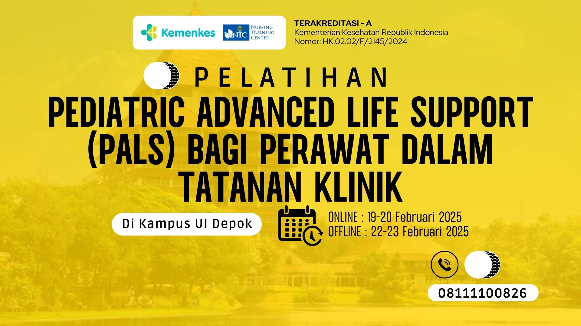 Pediatric Advanced Life Support (PALS) Bagi Perawat Dalam Tatanan Klinik