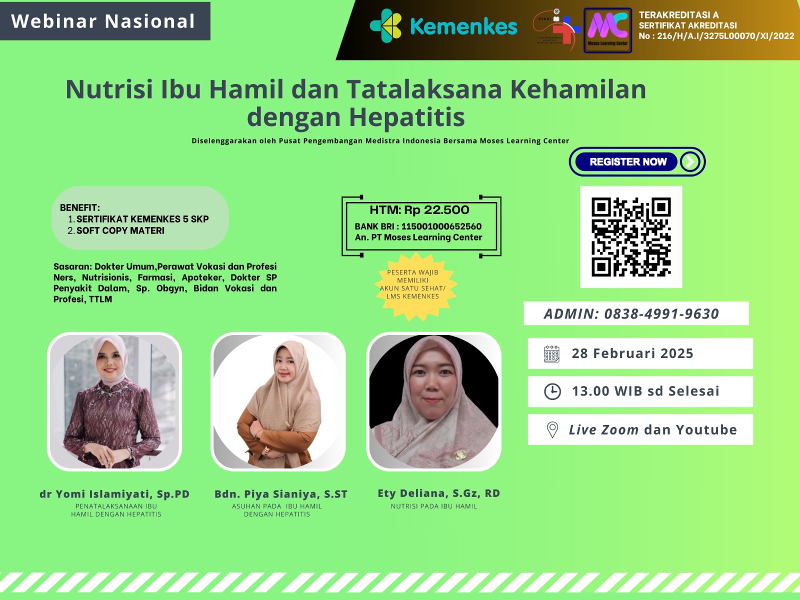 Webinar Nutrisi Ibu Hamil dan Tatalaksana Kehamilan dengan Hepatitis