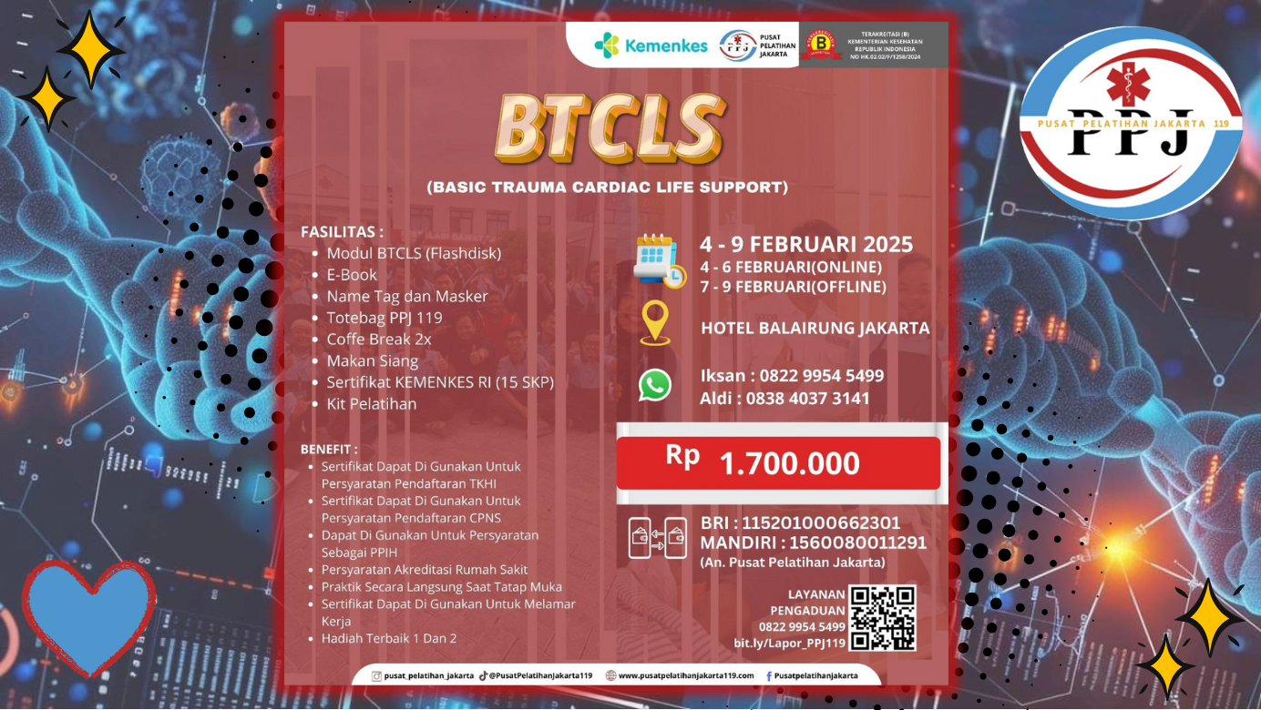 Pelatihan Basic Trauma Cardiac Life Support (BTCLS) Angkatan 1