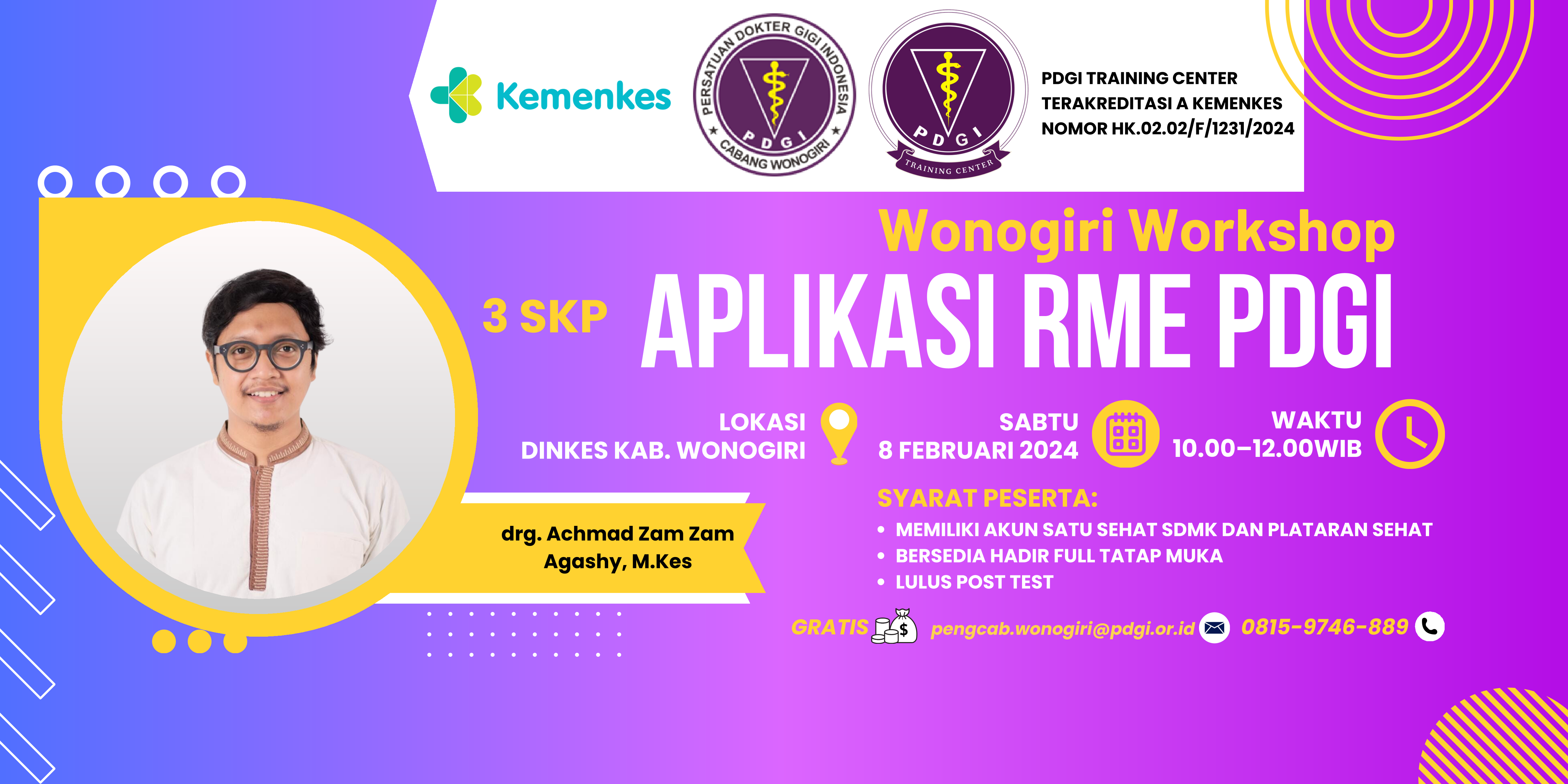 Wonogiri Workshop Aplikasi RME PDGI