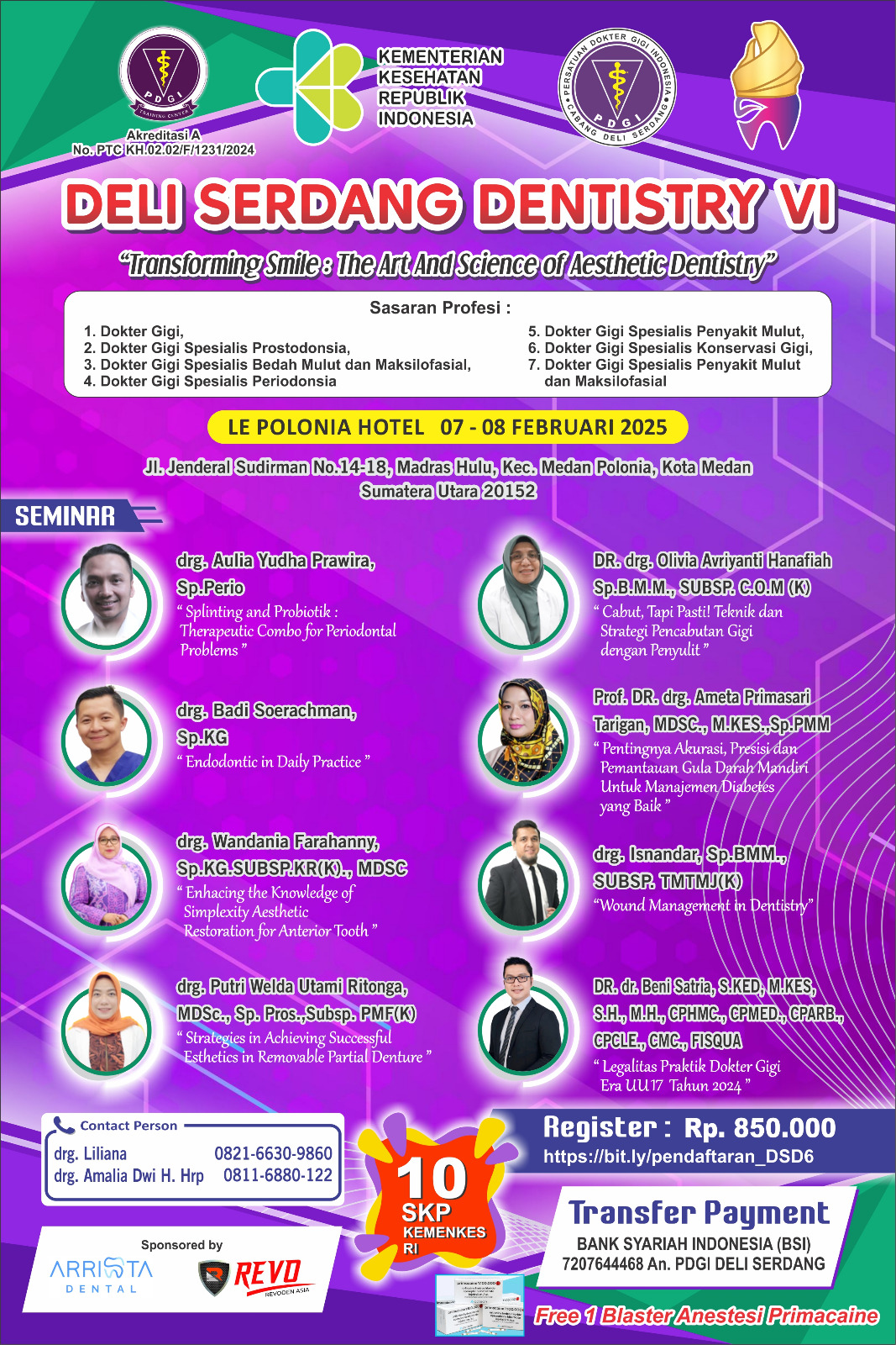 Deli Serdang Dentistry VI Seminar Transforming Smile The Art and Science of Aesthetic Dentistry