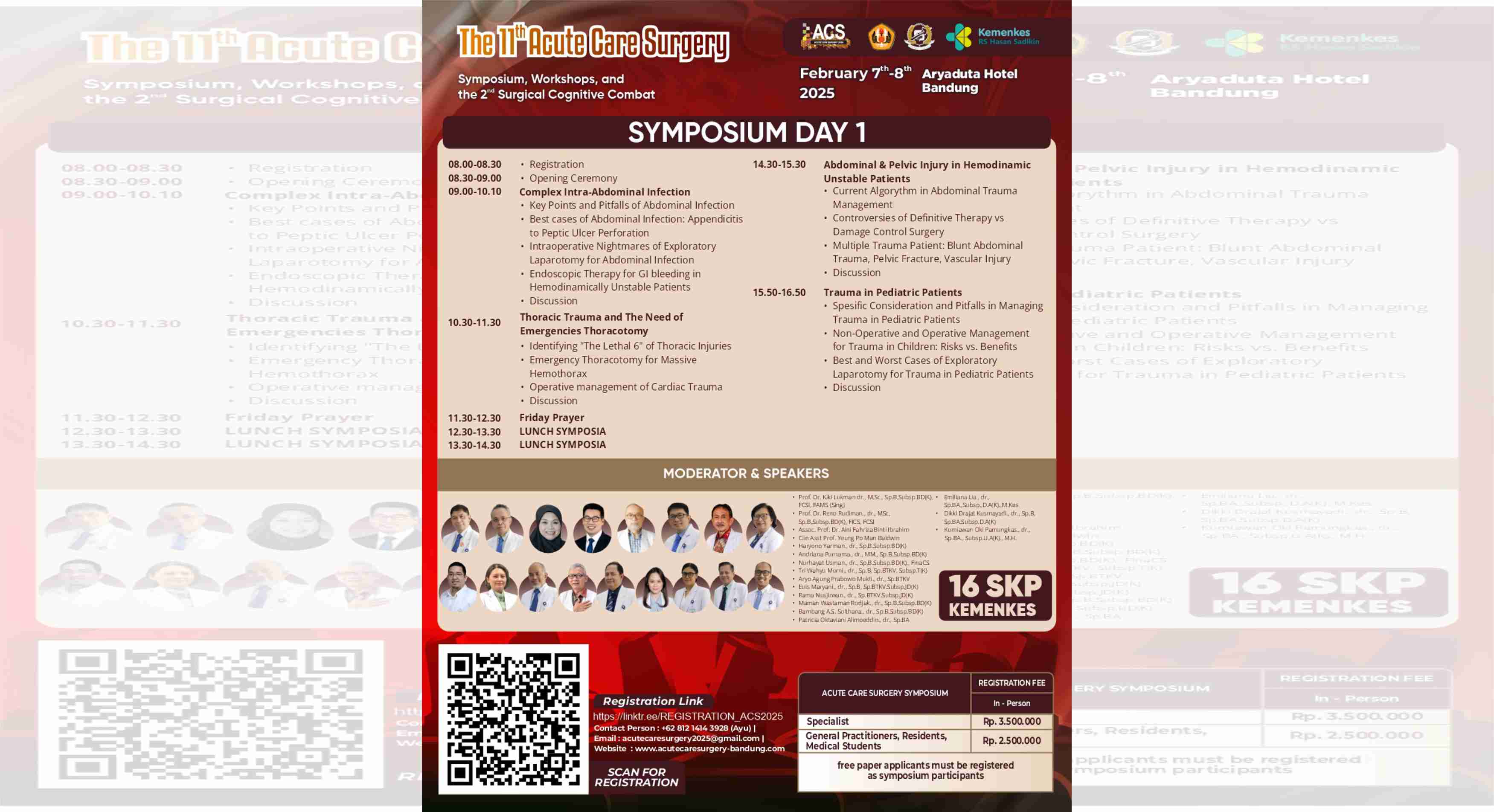 Symposium 1 THE 11TH BIANNUAL ACUTE CARE SURGERY SYMPOSIUM, WORKSHOPS AND THE 2ND SURGICAL COGNITIVE COMBAT