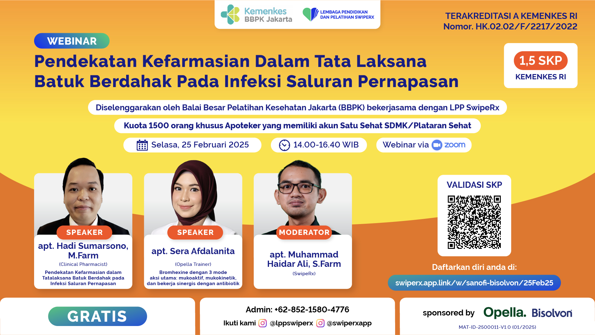 SwipeRx - Pendekatan Kefarmasian Dalam Tata Laksana Batuk Berdahak Pada Infeksi Saluran Pernapasan