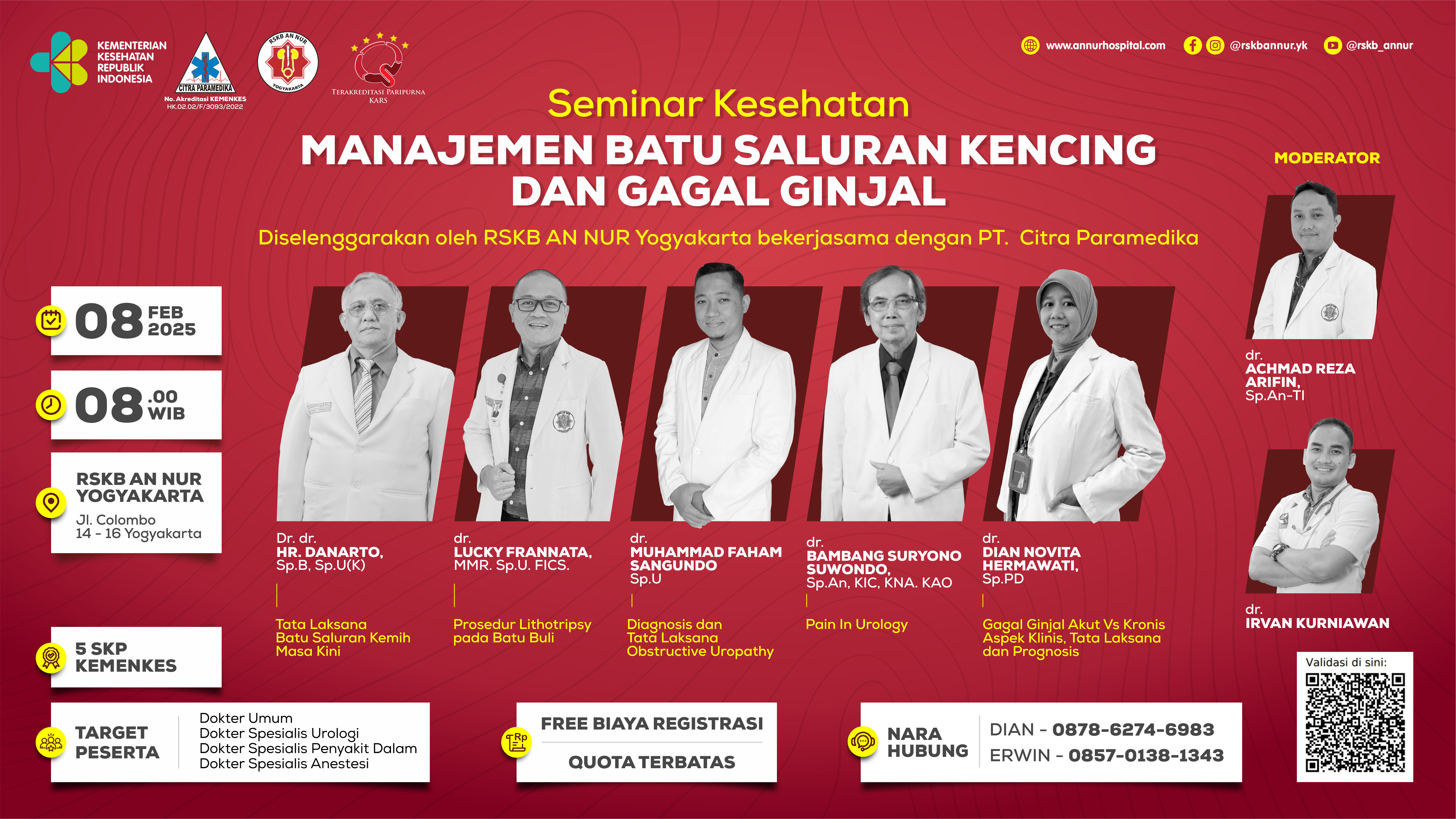 SEMINAR KESEHATAN MANAJEMEN BATU SALURAN KENCING DAN GAGAL GINJAL