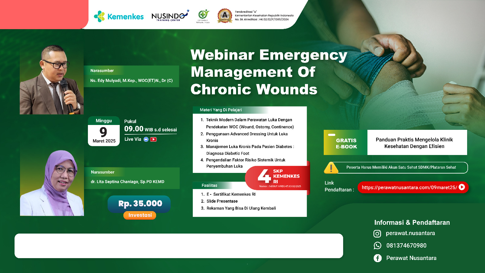 Emergency Management of Chronic Wounds