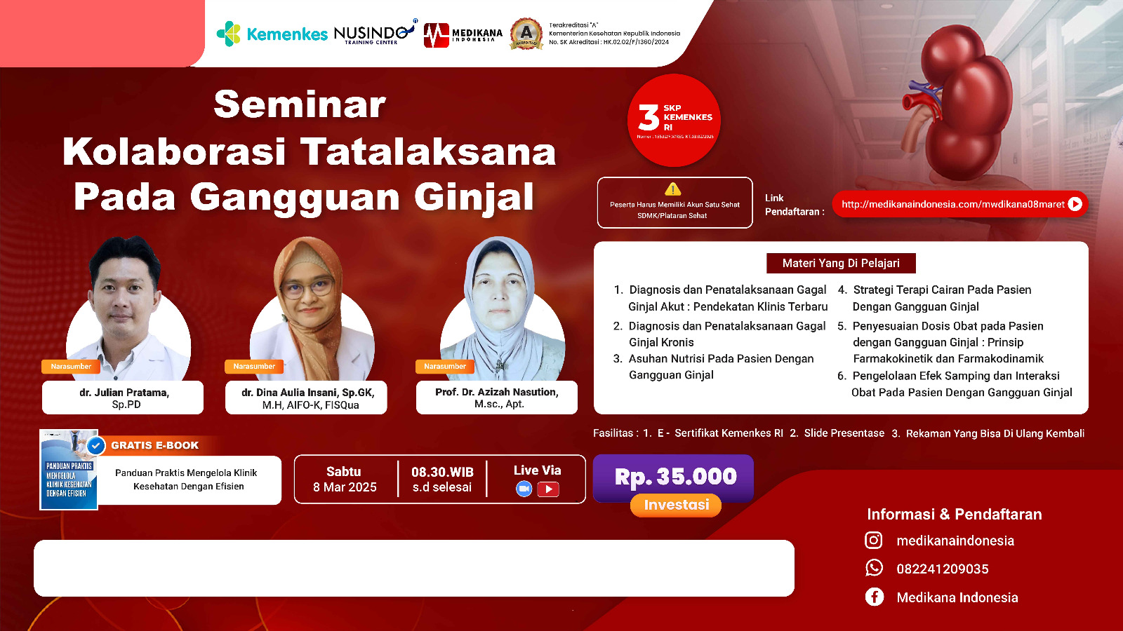 Kolaborasi Tatalaksana pada Gangguan Ginjal