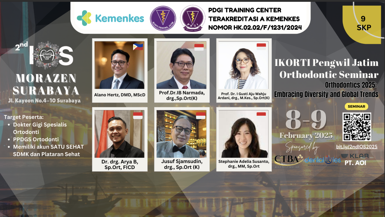 2nd IOS IKORTI JATIM Orthodontic 2025  Embracing Diversity and Global Trends