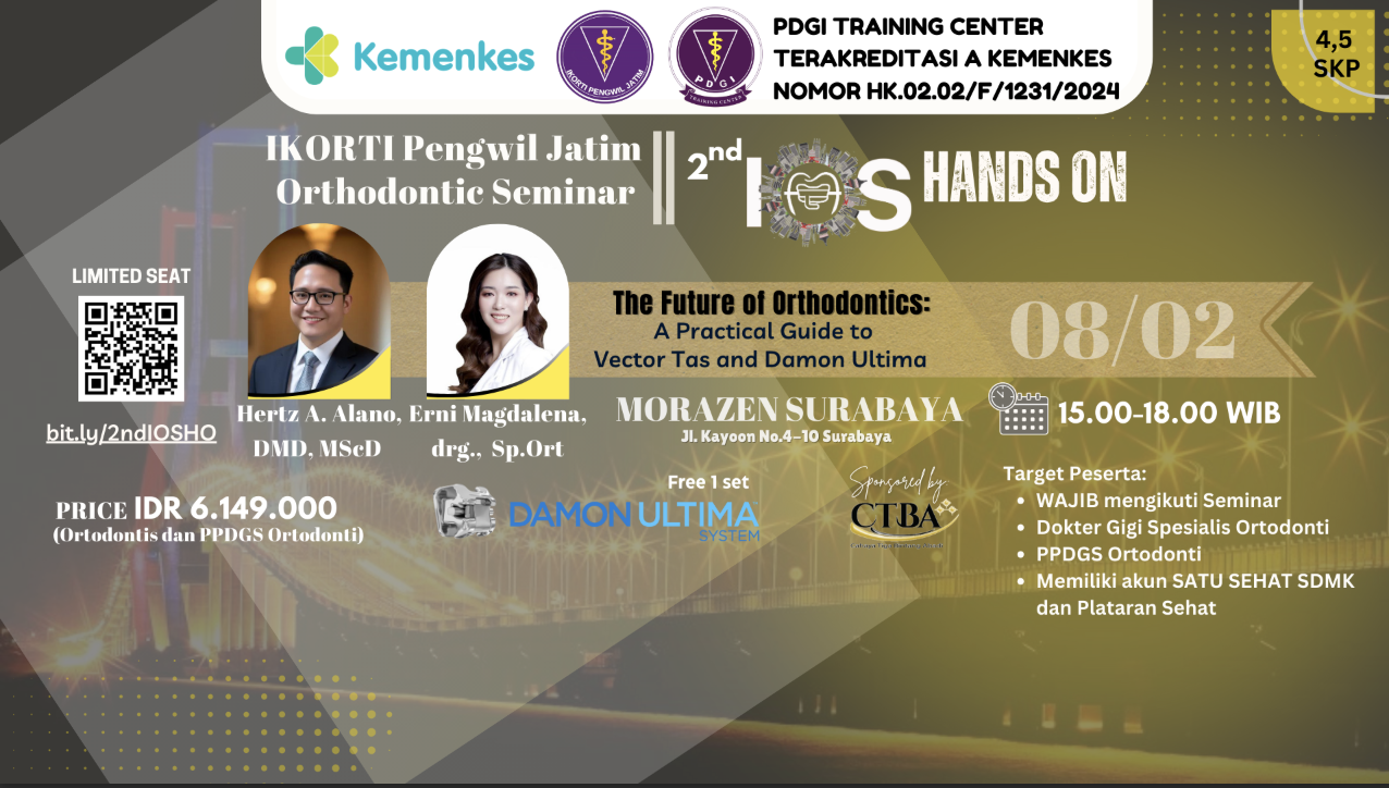 HO 5 - 2nd IOS IKORTI JATIM  Optimizing Orthodontic Treatment Efficiency with TADs and Damon Q2 - Passive Self Ligating System