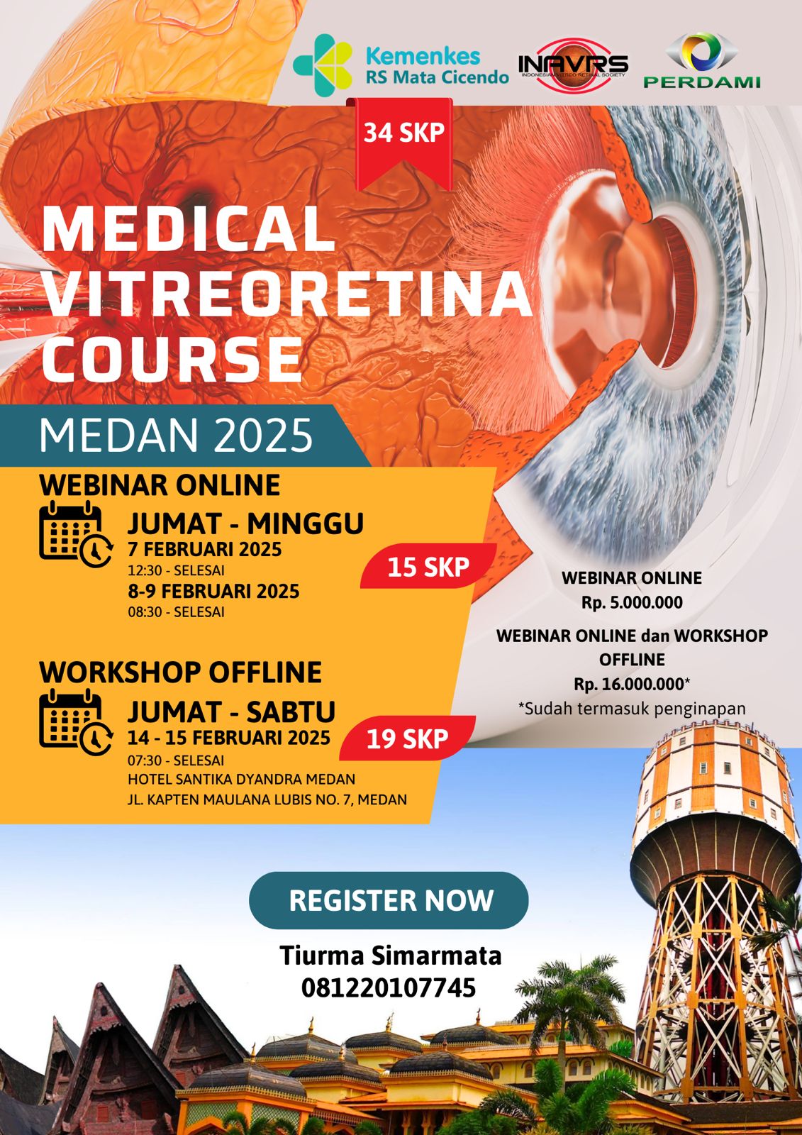 COURSE MEDICAL VITREORETINA INAVRS SEMINAT VITREORETINA PERDAMI MEDAN 2024