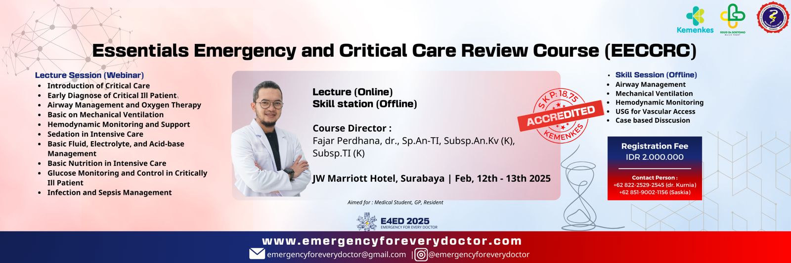 Workshop Essentials Emergency And Critical Care Review Course (EECCRC)