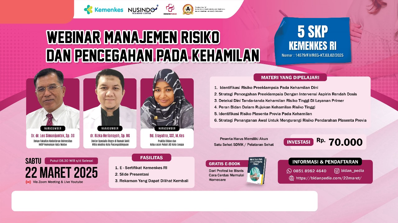 Manajemen Risiko dan Pencegahan Pada Kehamilan