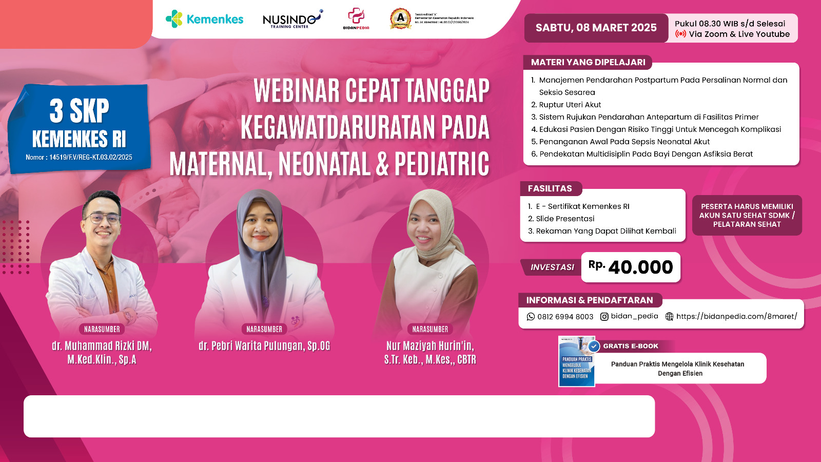 Cepat Tanggap Kegawatdaruratan Pada Maternal, Neonatal, Pediatric