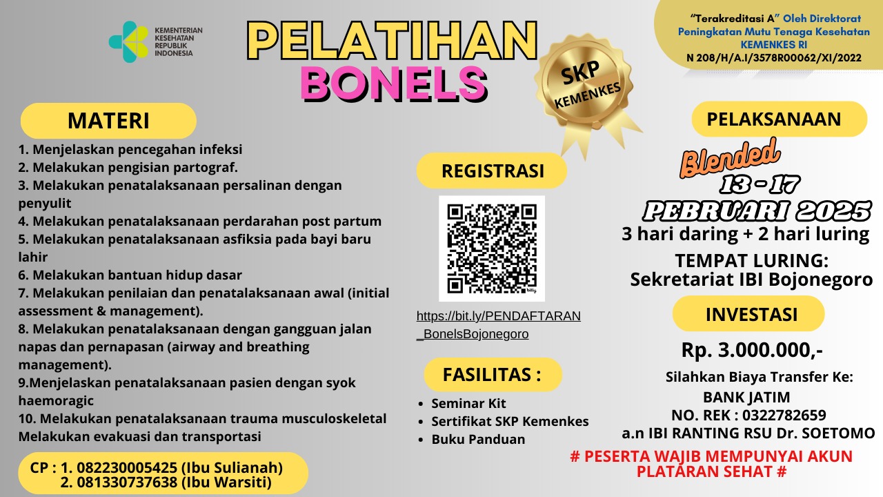 Pelatihan BONELS Basic Obstetric and Neonatal Life Support Angkatan 1