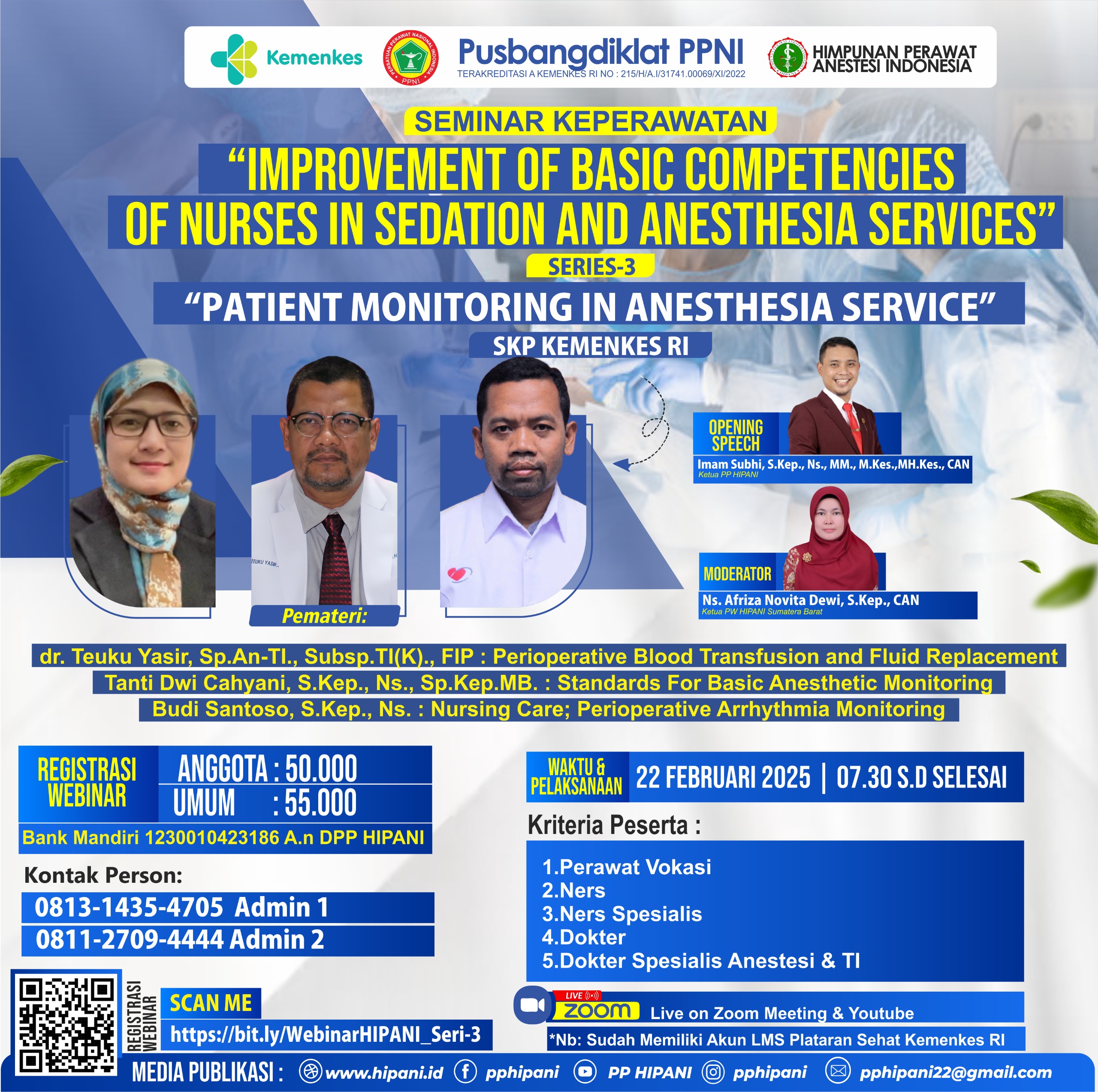 16052-Improvement Of Basic Competencies Of Nurses In Sedation And Anesthesia Services Patient Monitoring In Anesthesia Service